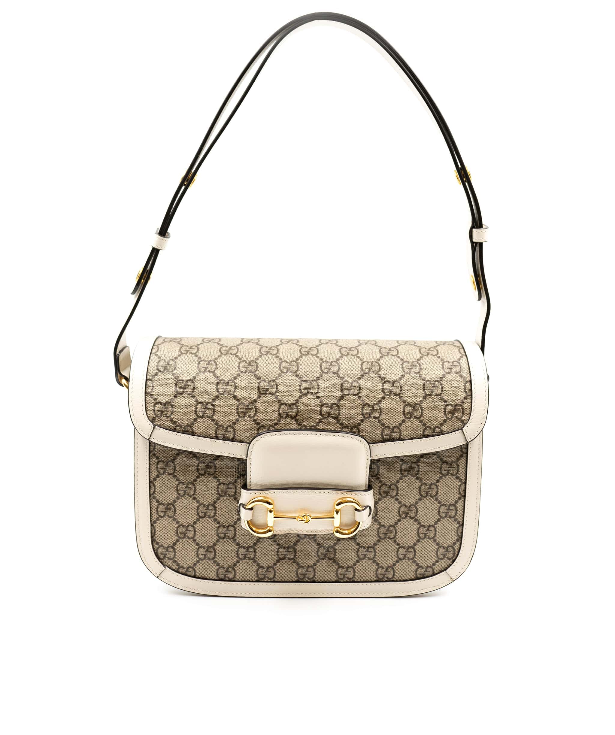 Gucci Gucci large horsebit gold shoulder bag AGC1347