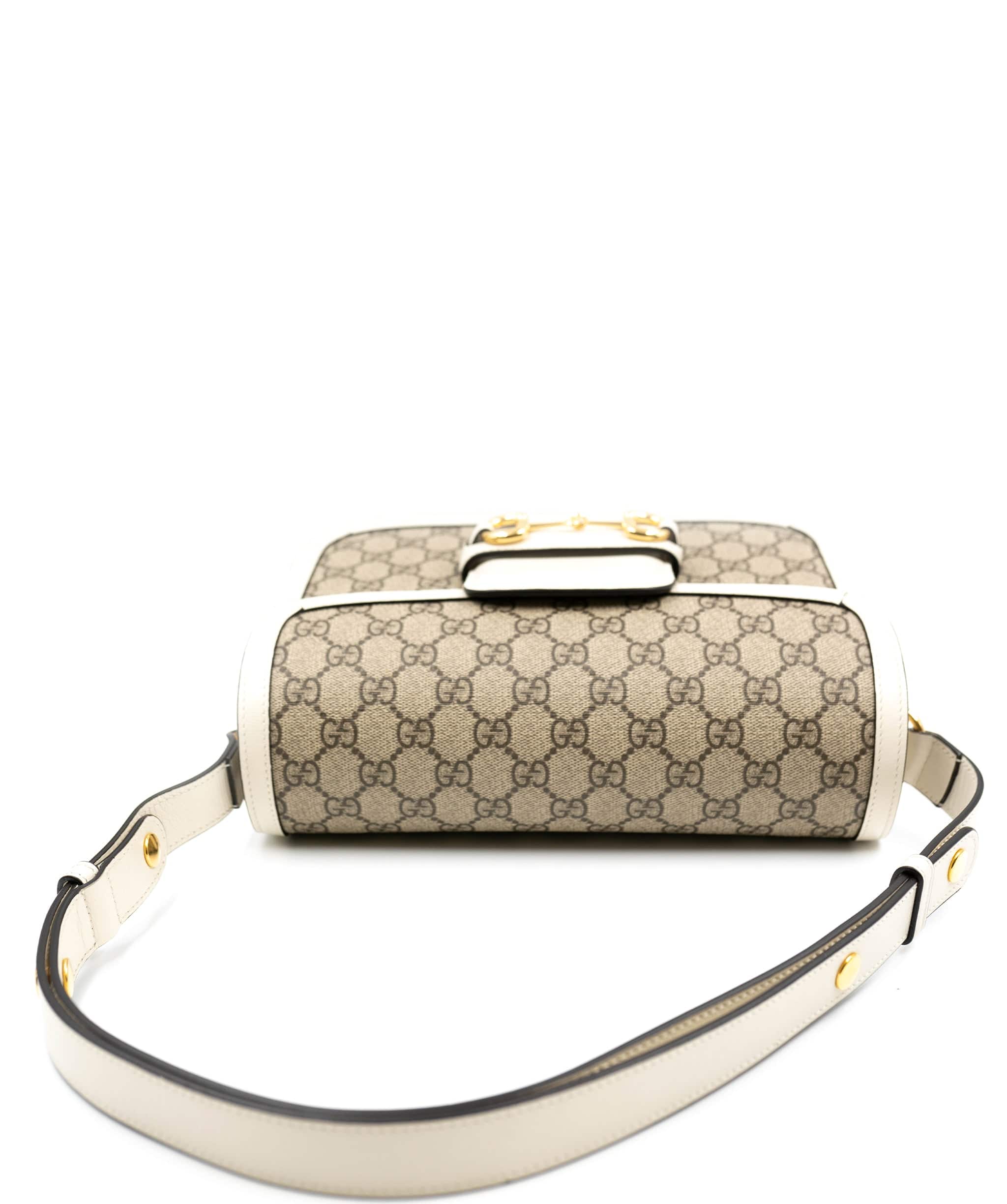 Gucci Gucci large horsebit gold shoulder bag AGC1347