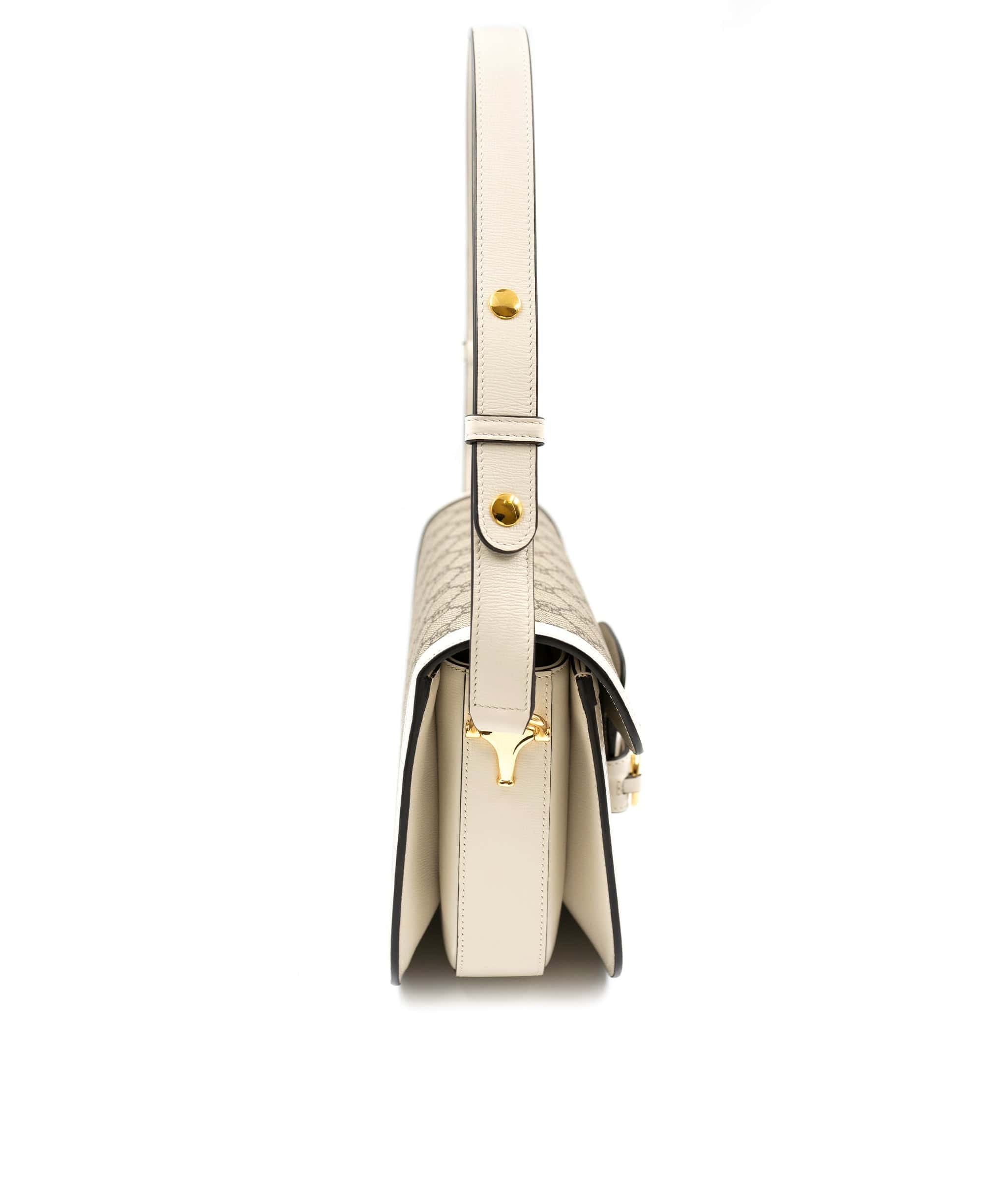 Gucci Gucci large horsebit gold shoulder bag AGC1347