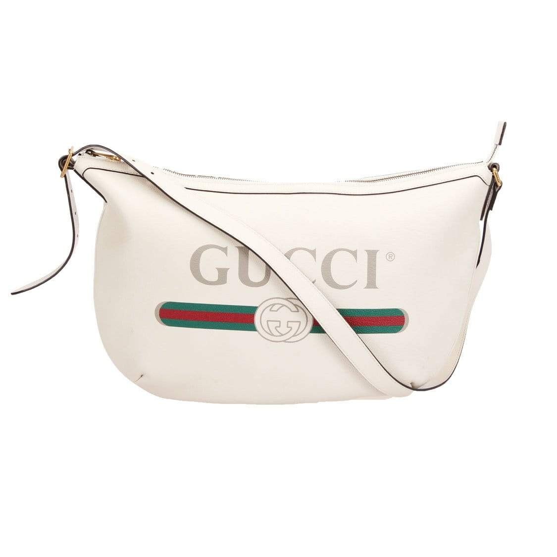 Gucci Gucci Leather Logo Crossbody Bag