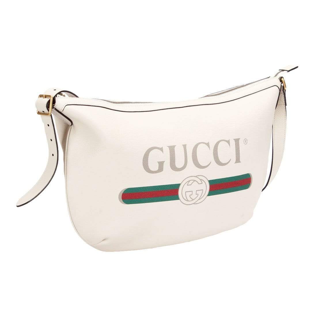 Gucci Gucci Leather Logo Crossbody Bag