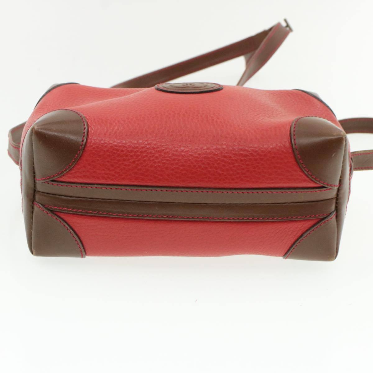 Gucci Gucci Leather Shoulder Bag Red