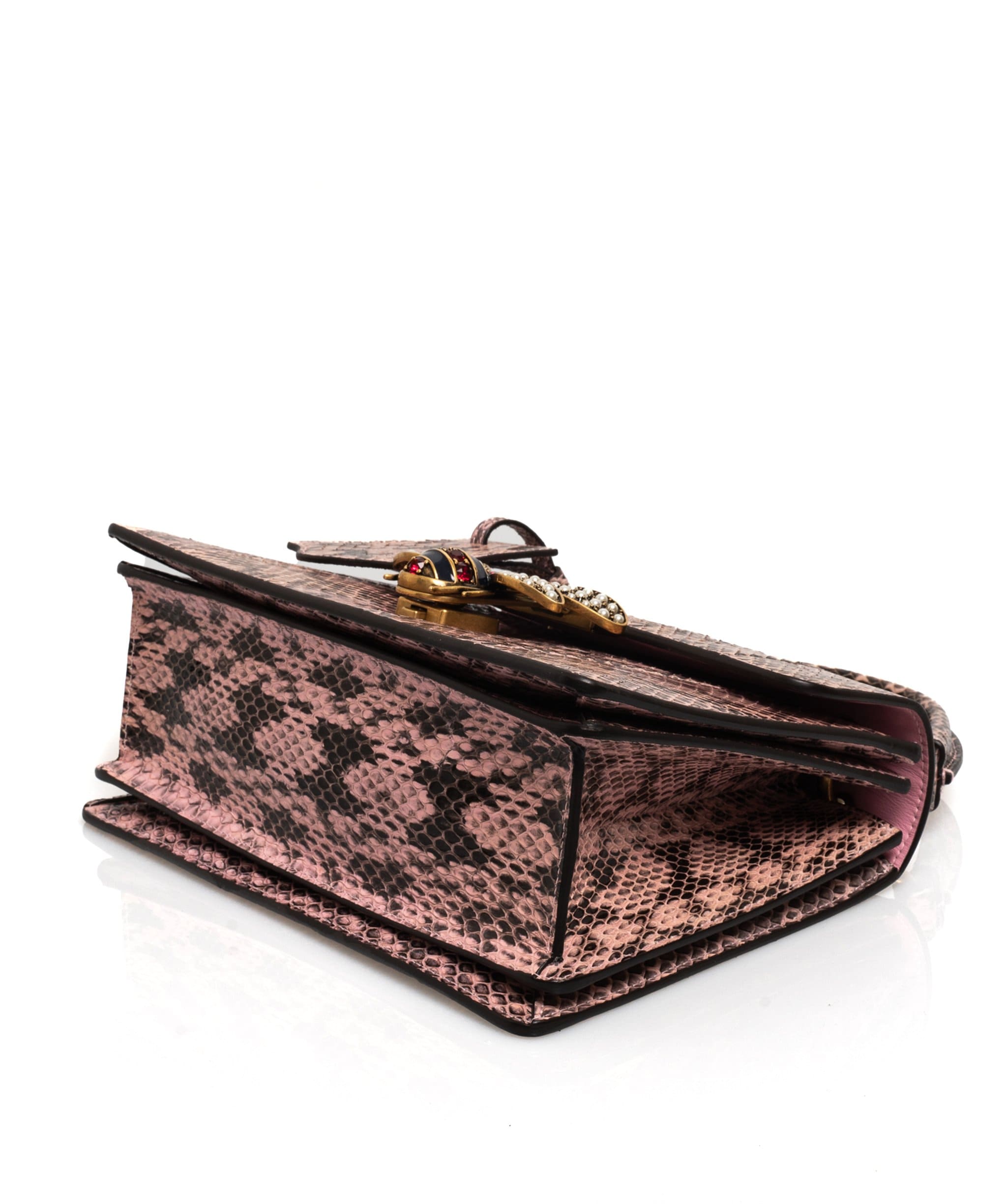 Gucci Gucci Margaret Python Pink Bag - ADC1090