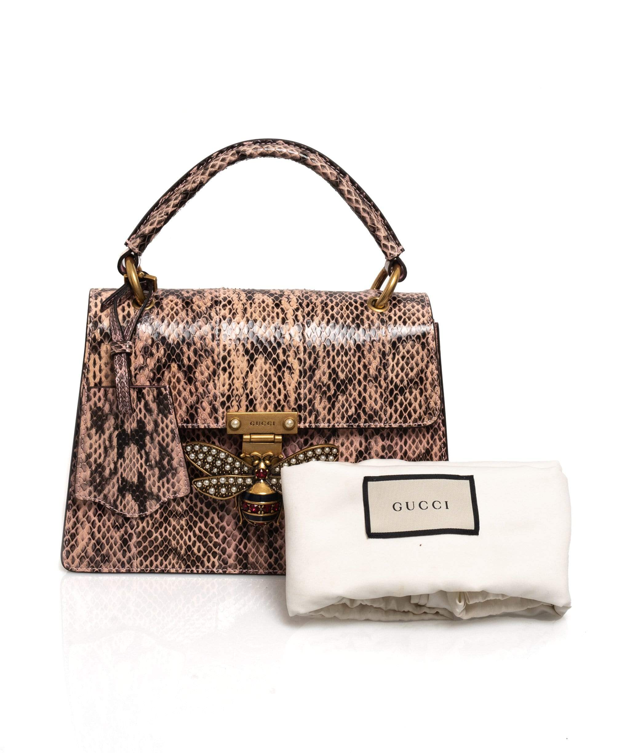 Gucci Gucci Margaret Python Pink Bag - ADC1090