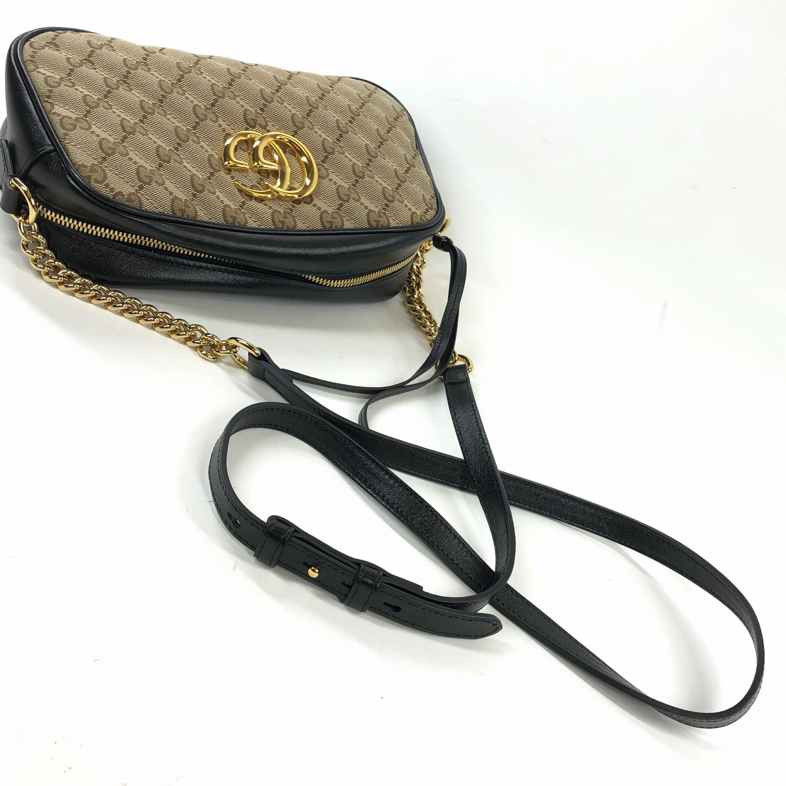 Gucci Gucci Marmont Gg Canvas Camera Bag 4003010