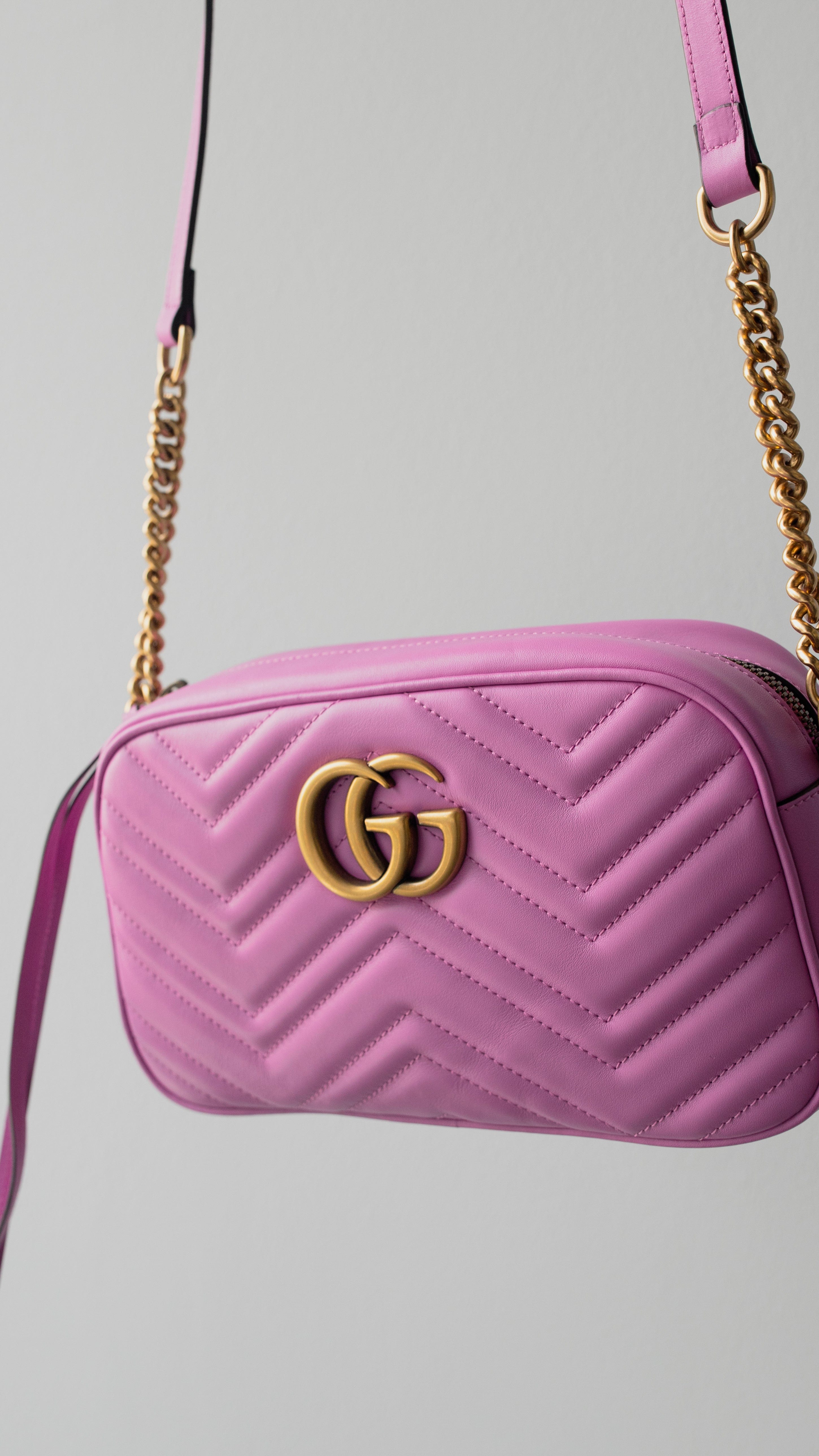 Gucci Gucci Marmont Purple Shoulder Bag RJL1777