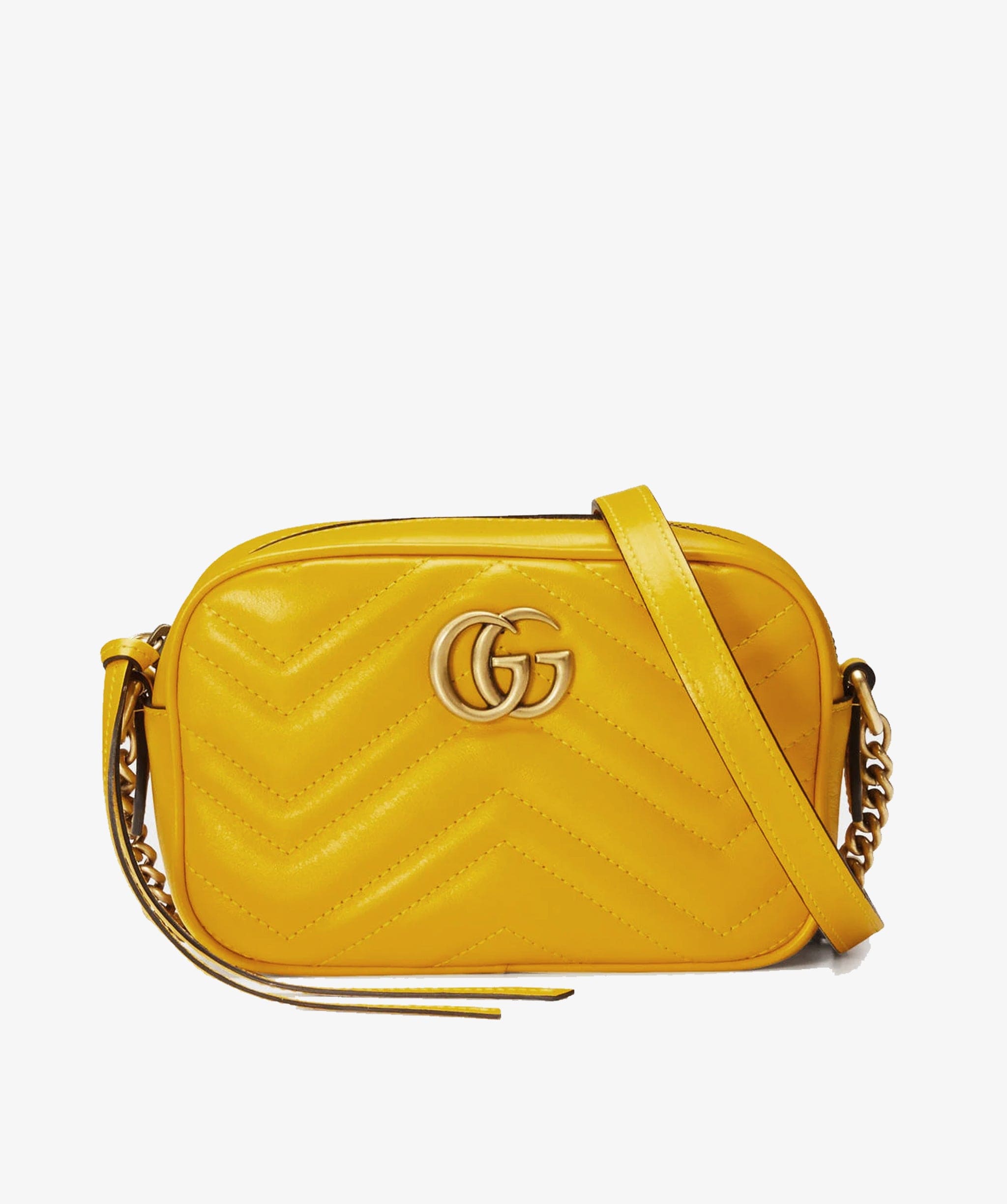 Gucci Gucci Marmont Yellow Shoulder Bag RJL1779