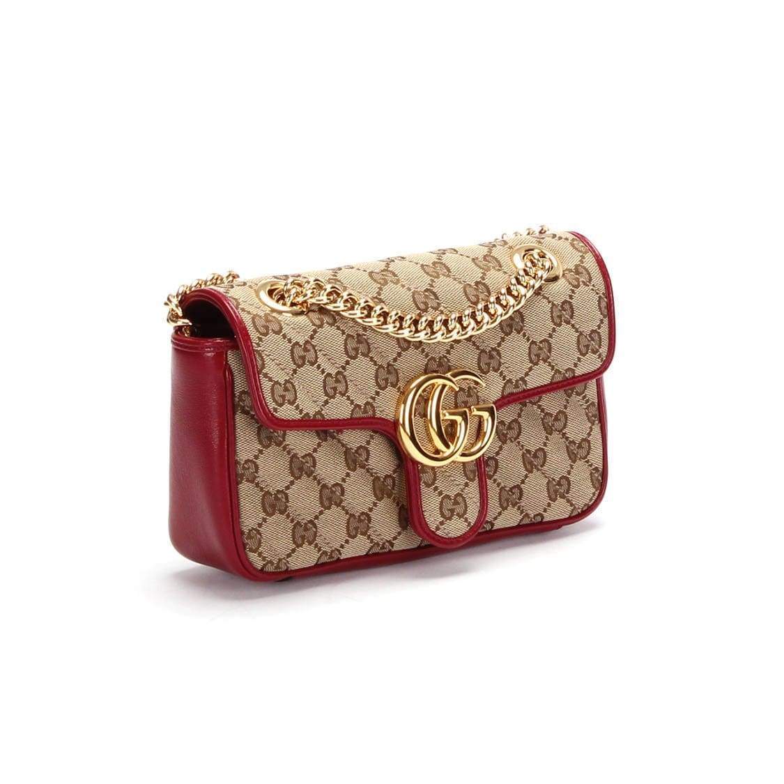 Gucci Gucci Mini GG Canvas Marmont Shoulder Bag - RCL1212