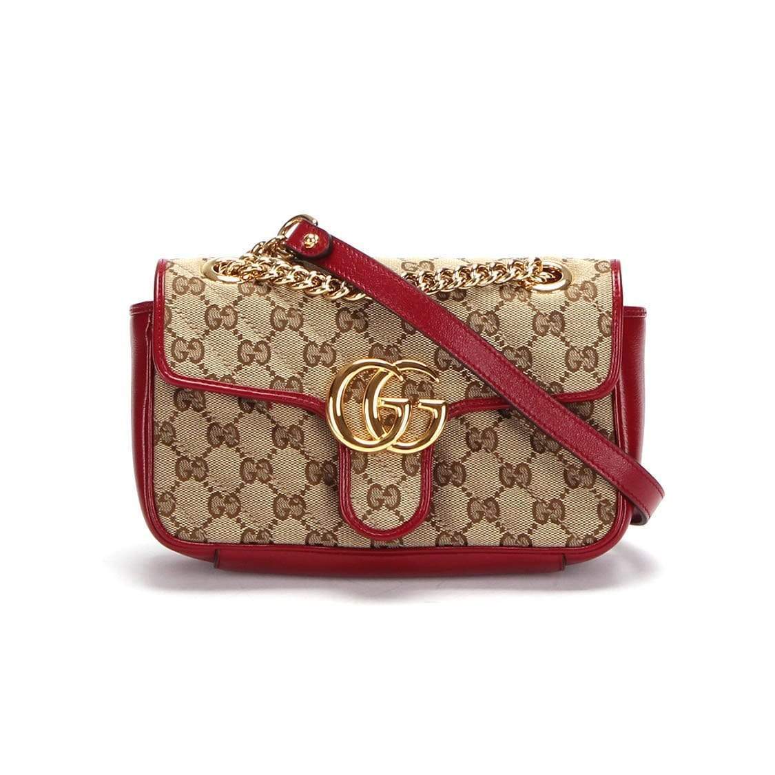 Gucci Gucci Mini GG Canvas Marmont Shoulder Bag - RCL1212