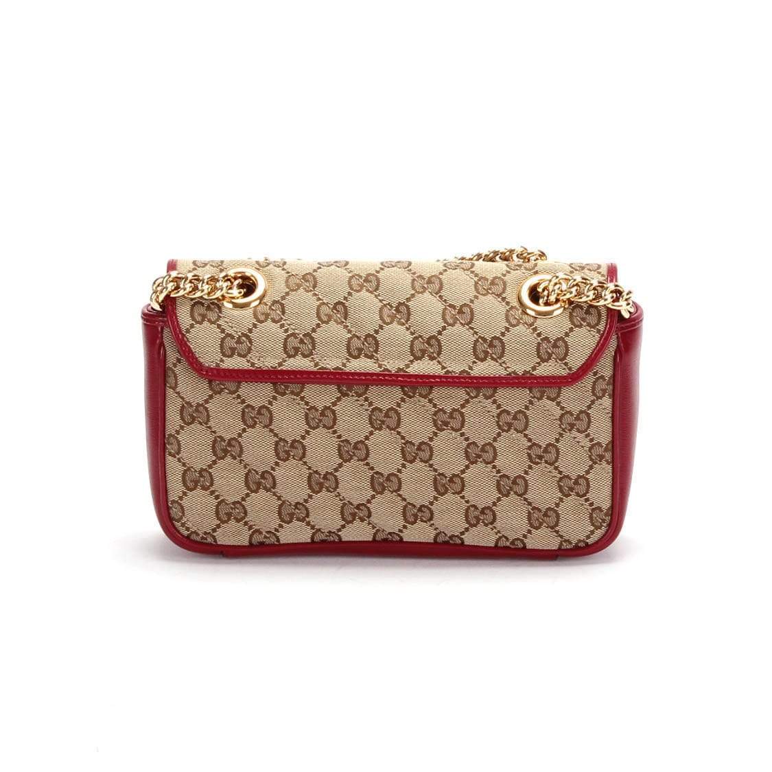 Gucci Gucci Mini GG Canvas Marmont Shoulder Bag - RCL1212