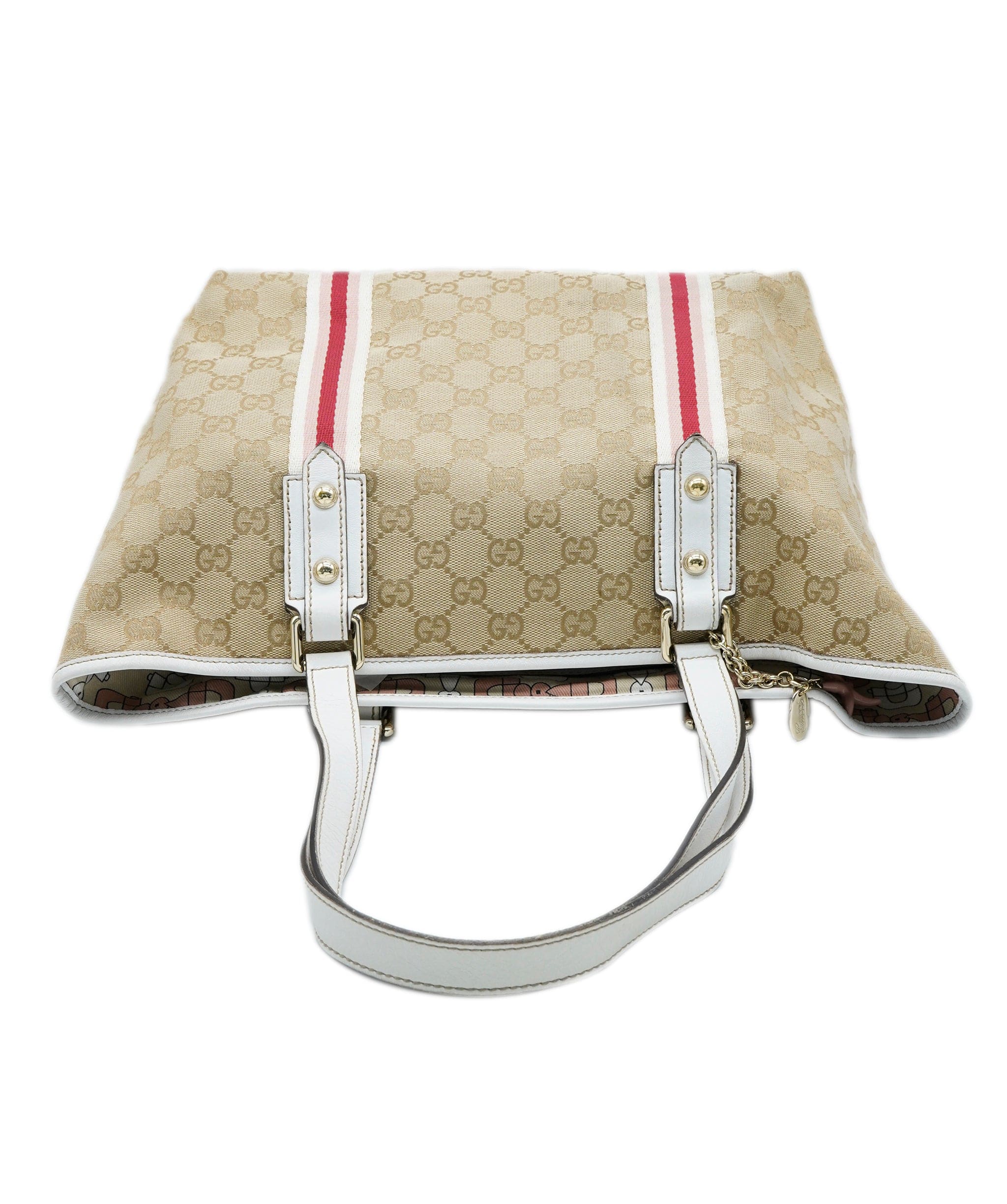 Gucci Gucci Monogram Beige Tote Bag - AWL1960