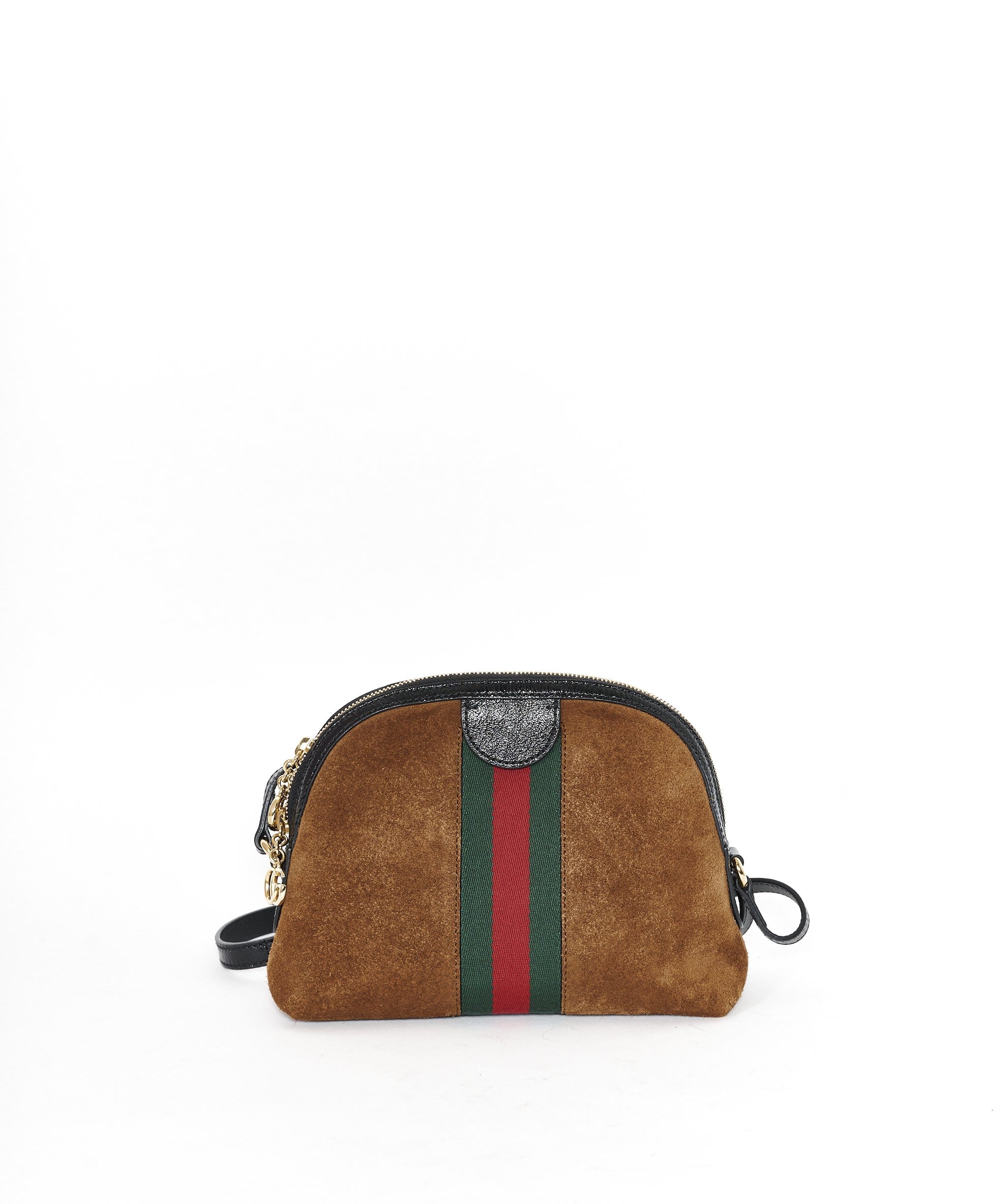 Gucci Gucci Ophidia Brown Suede Bag