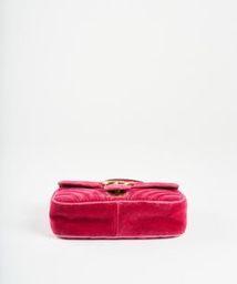 Gucci Gucci Pink Velvet Marmont Bag