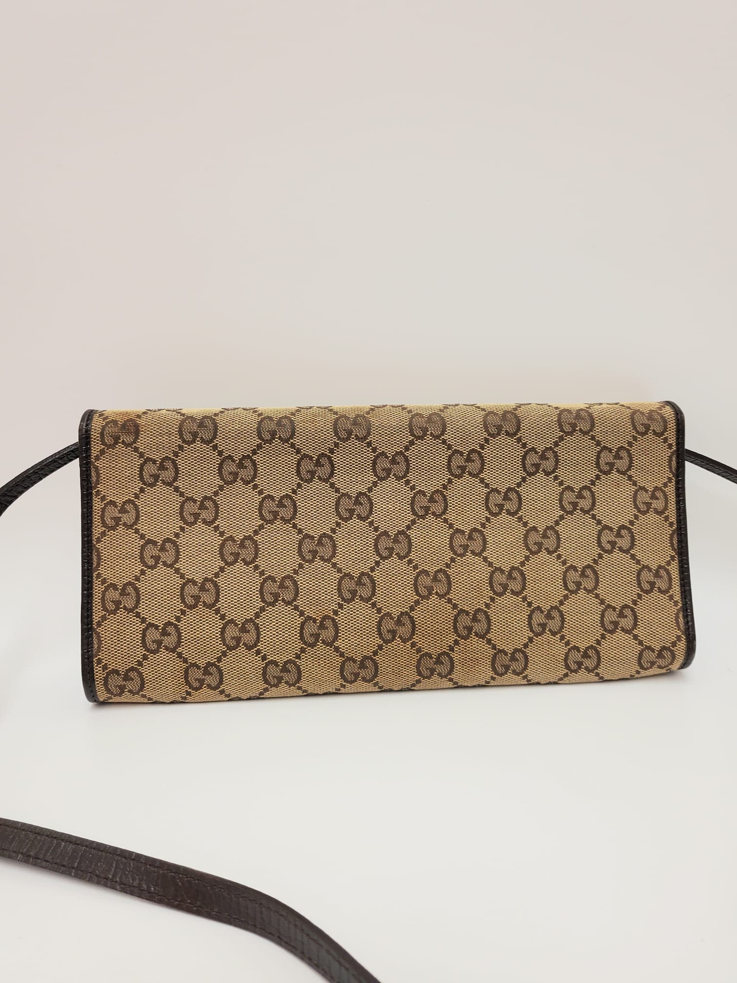 Gucci Gucci Pouchette Monogram Bamboo Clasp SKL1080