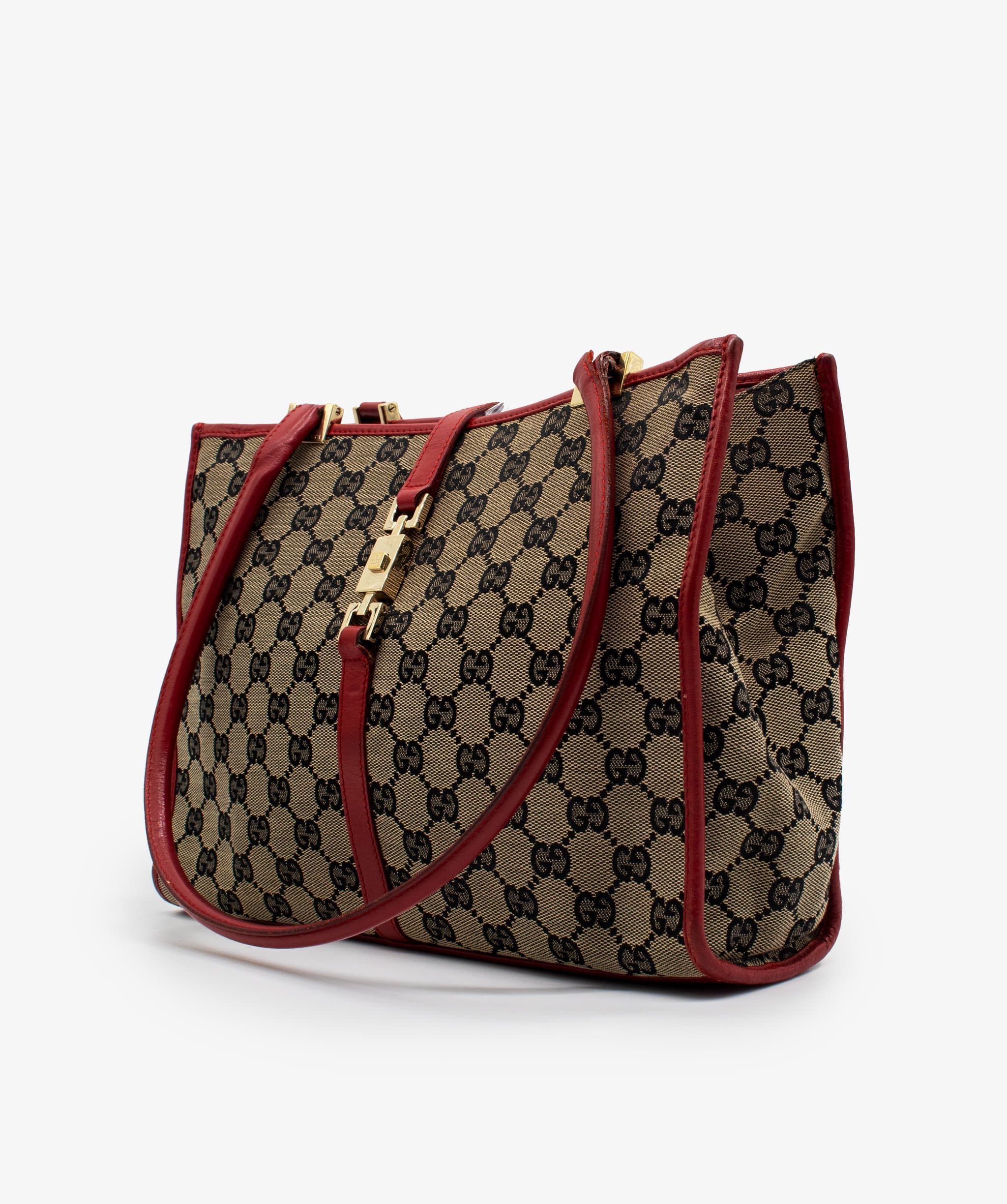 Gucci Gucci Red Canvas Bag - RJL1074