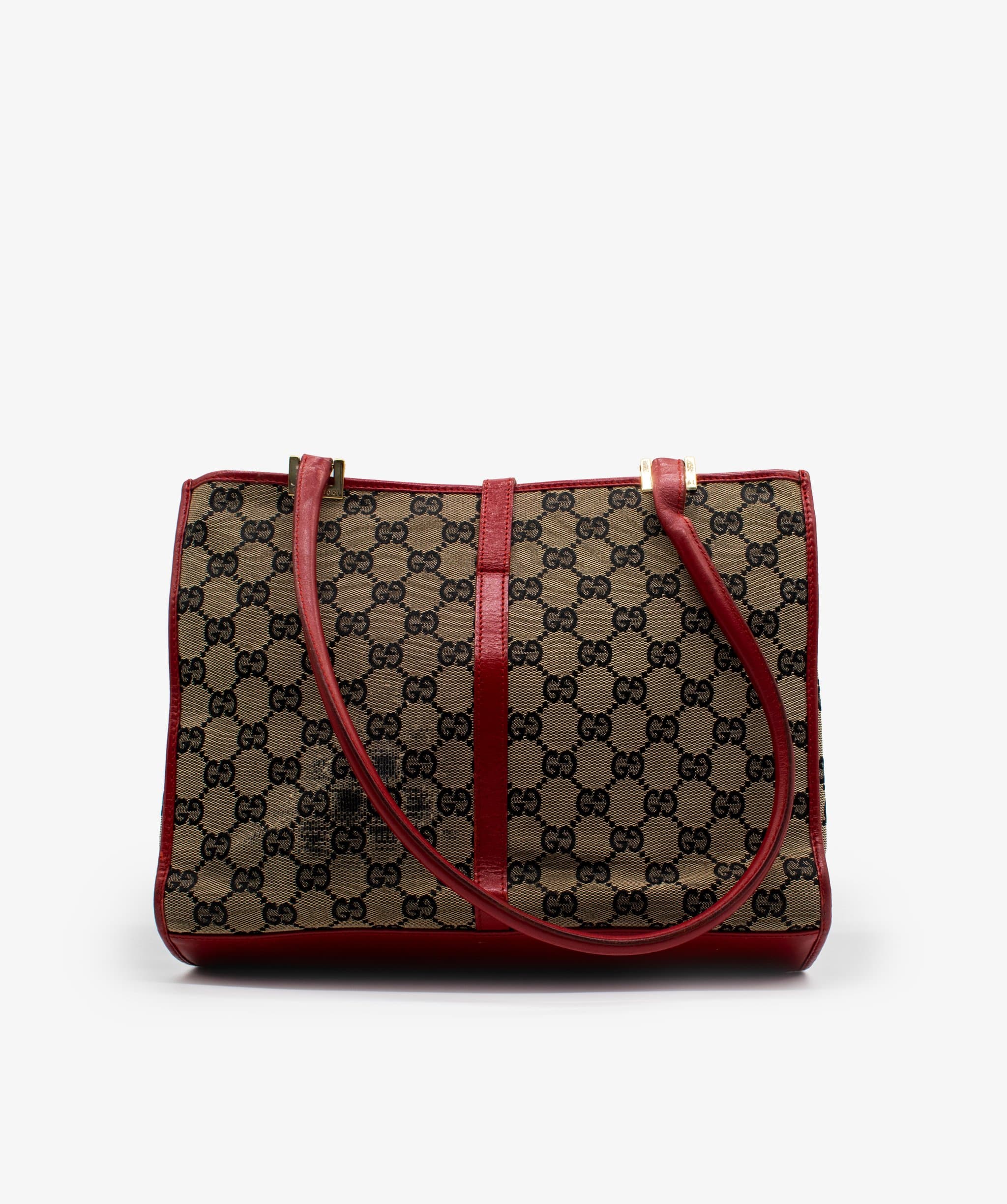 Gucci Gucci Red Canvas Bag - RJL1074