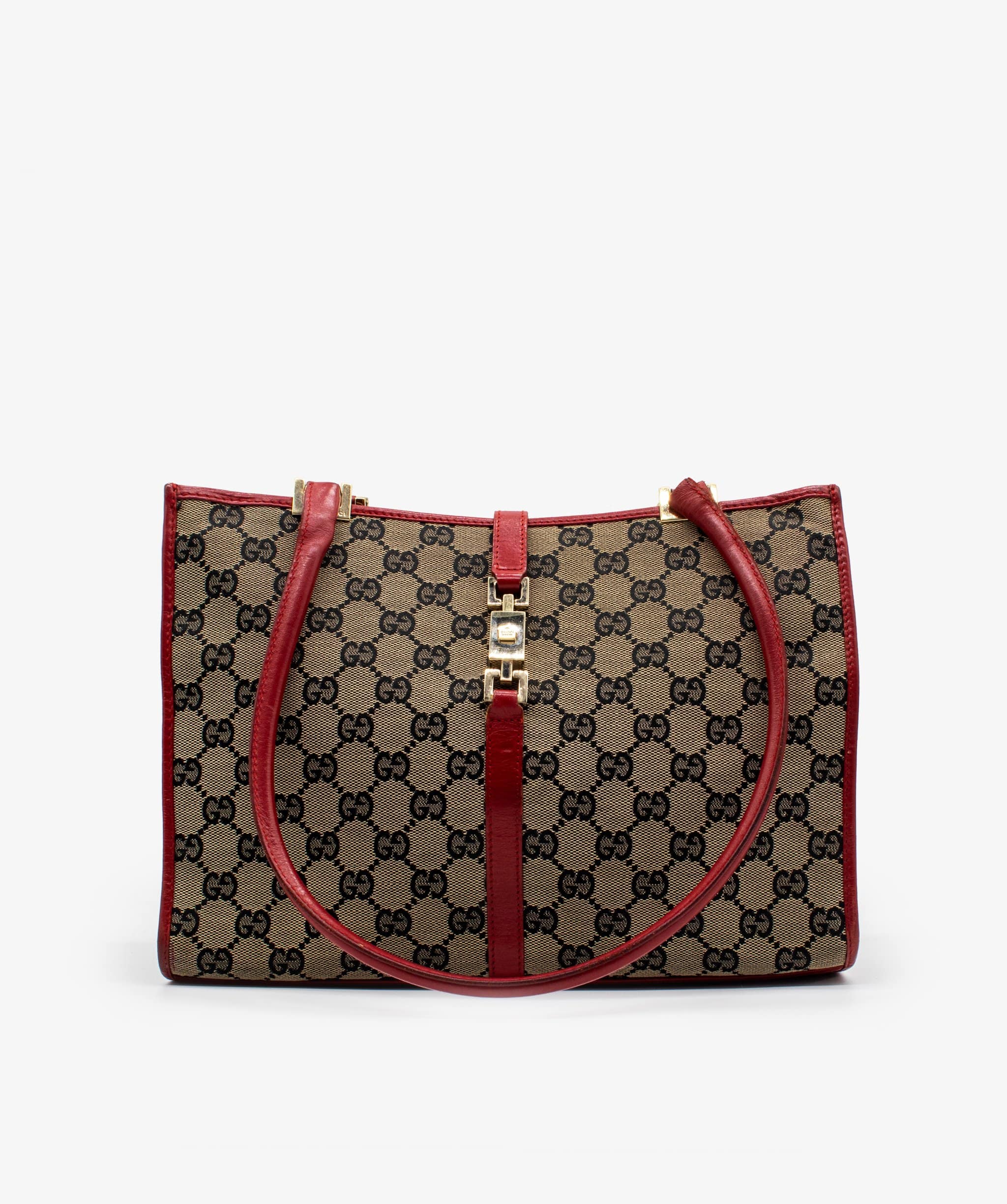 Gucci Gucci Red Canvas Bag - RJL1074