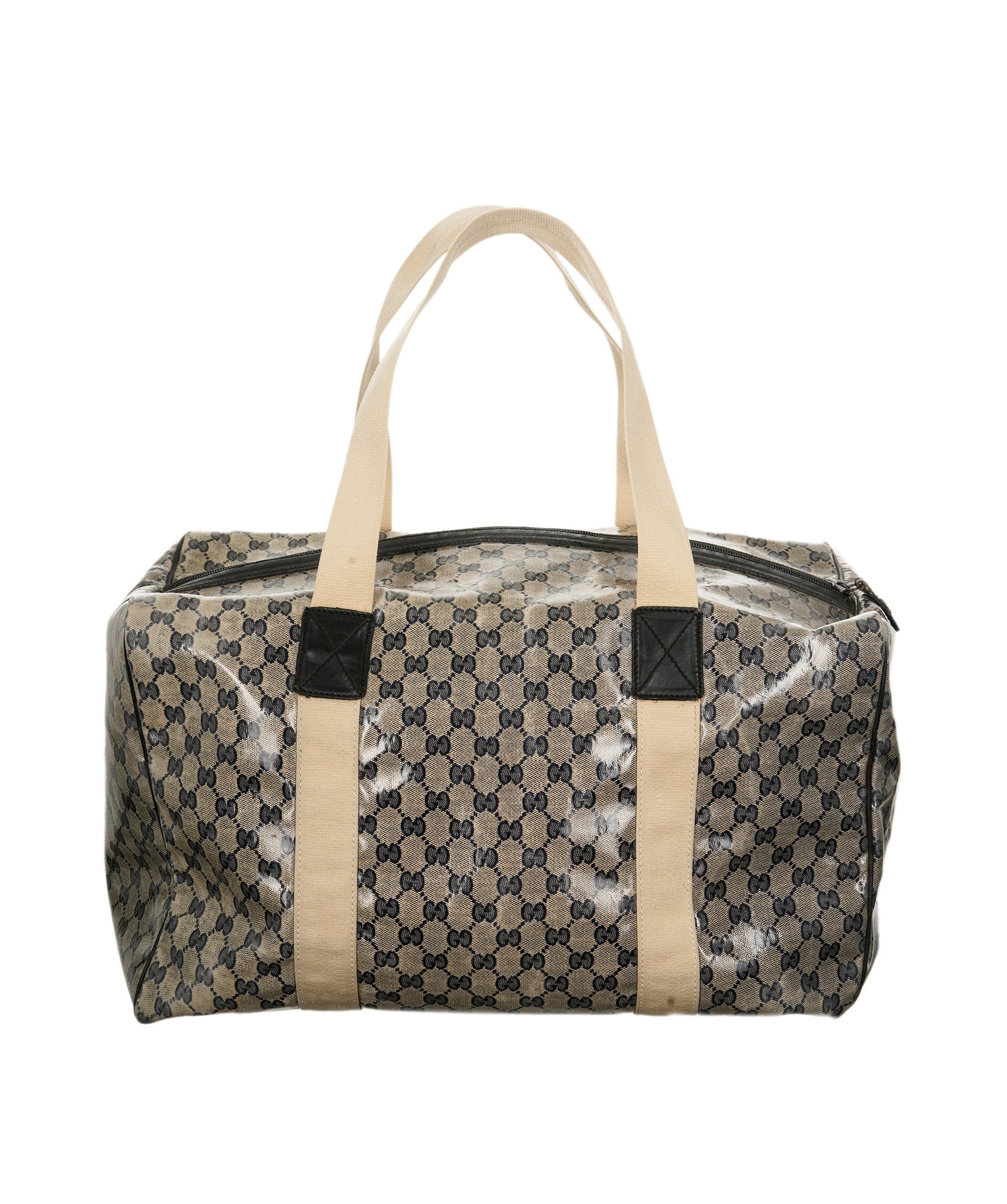 Gucci Gucci supreme canvas duffle travel bag AGC1390