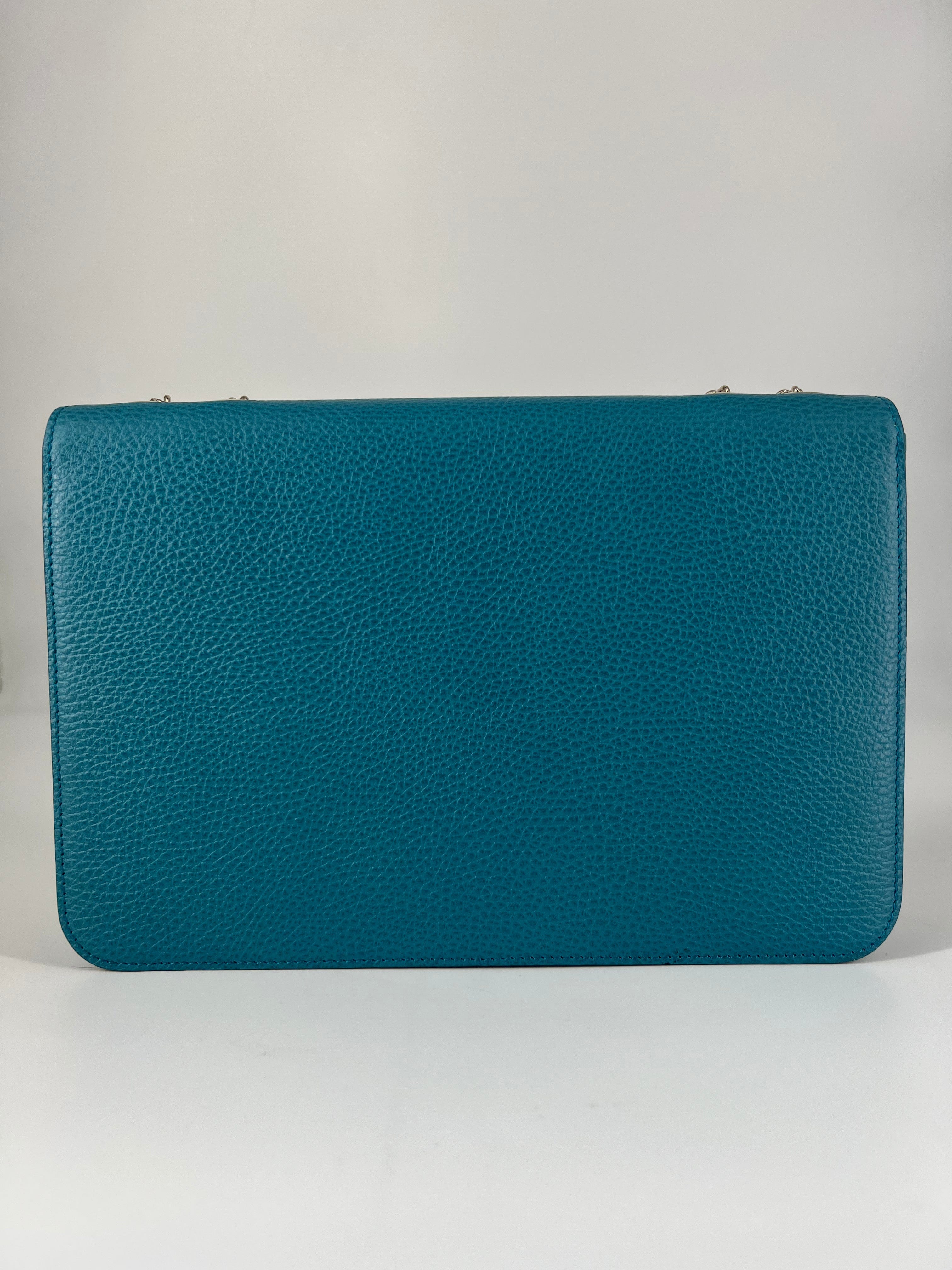 Gucci Gucci Teal Blue Bag RJL1822