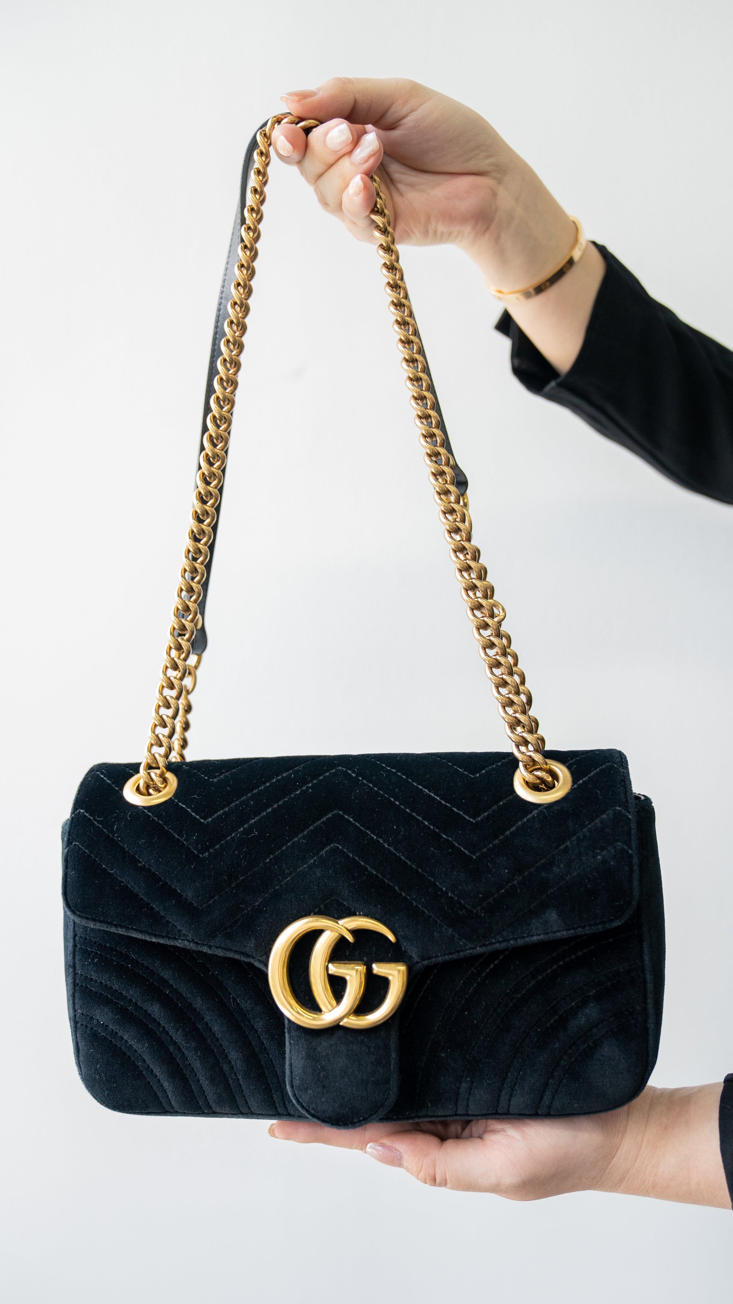 Gucci Gucci Velvet Marmont Shoulder bag RJC1180