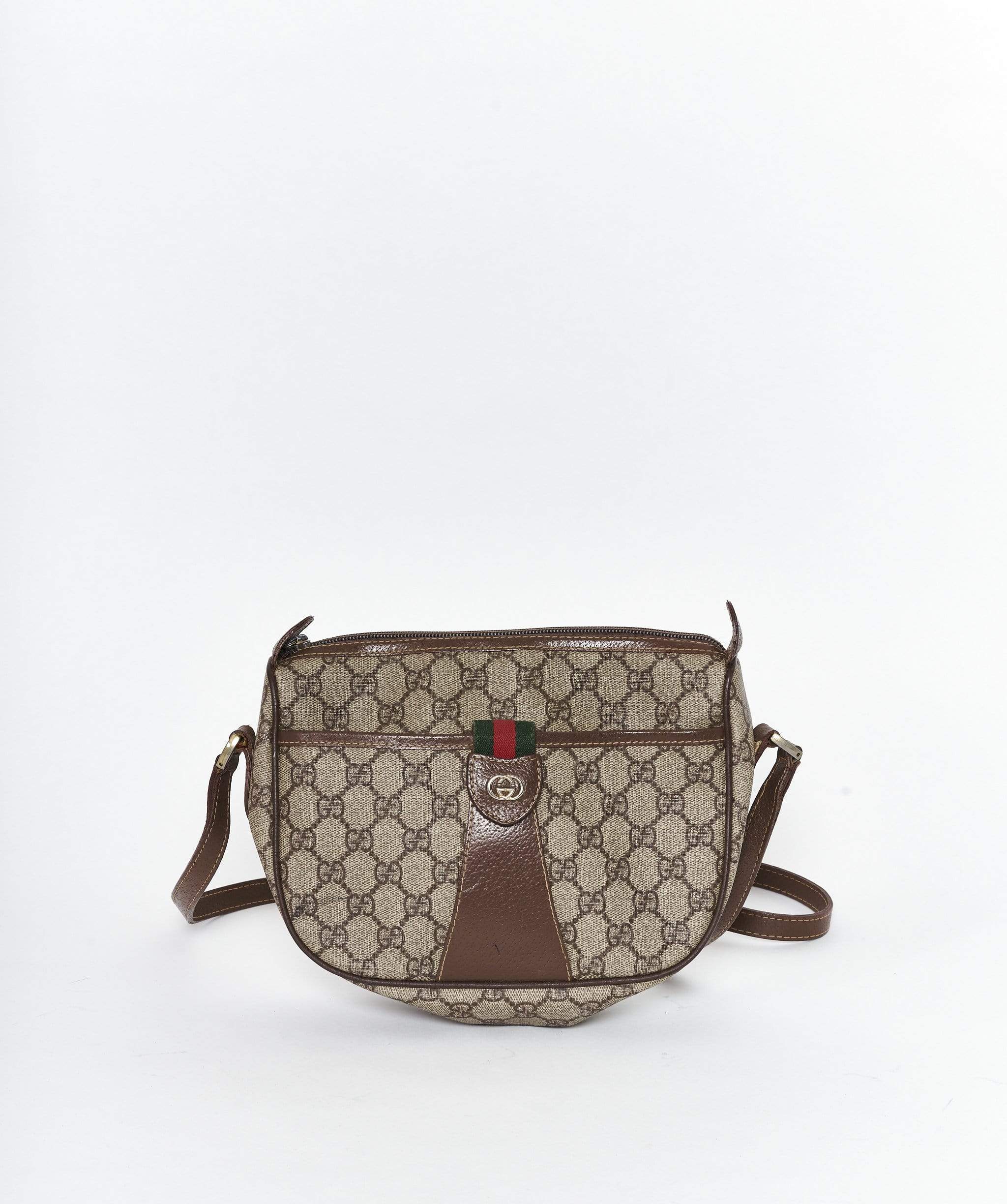 Gucci GUCCI Web Supreme GG Canvas Shoulder Bag