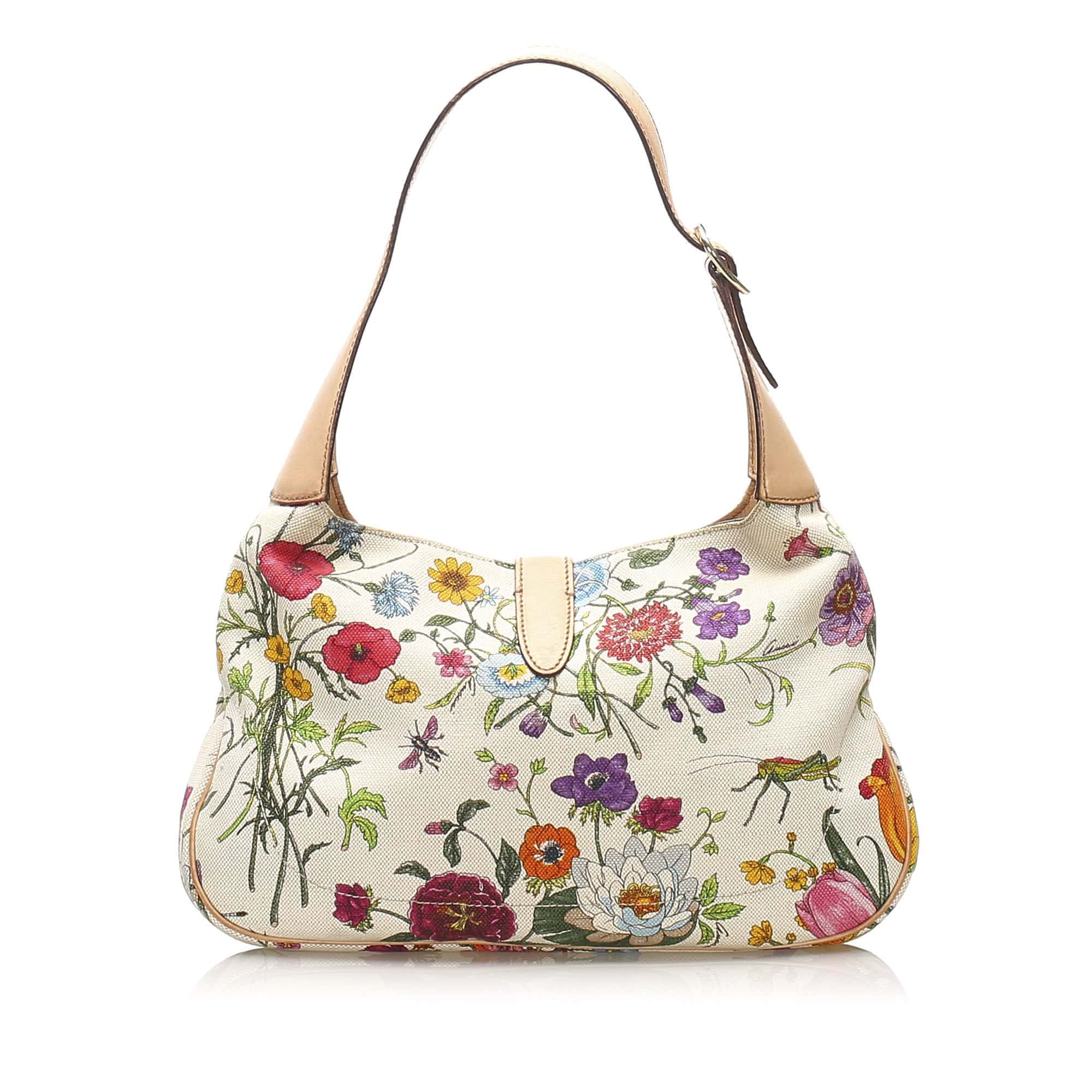 Gucci Guccissima Floral Jackie O Bag