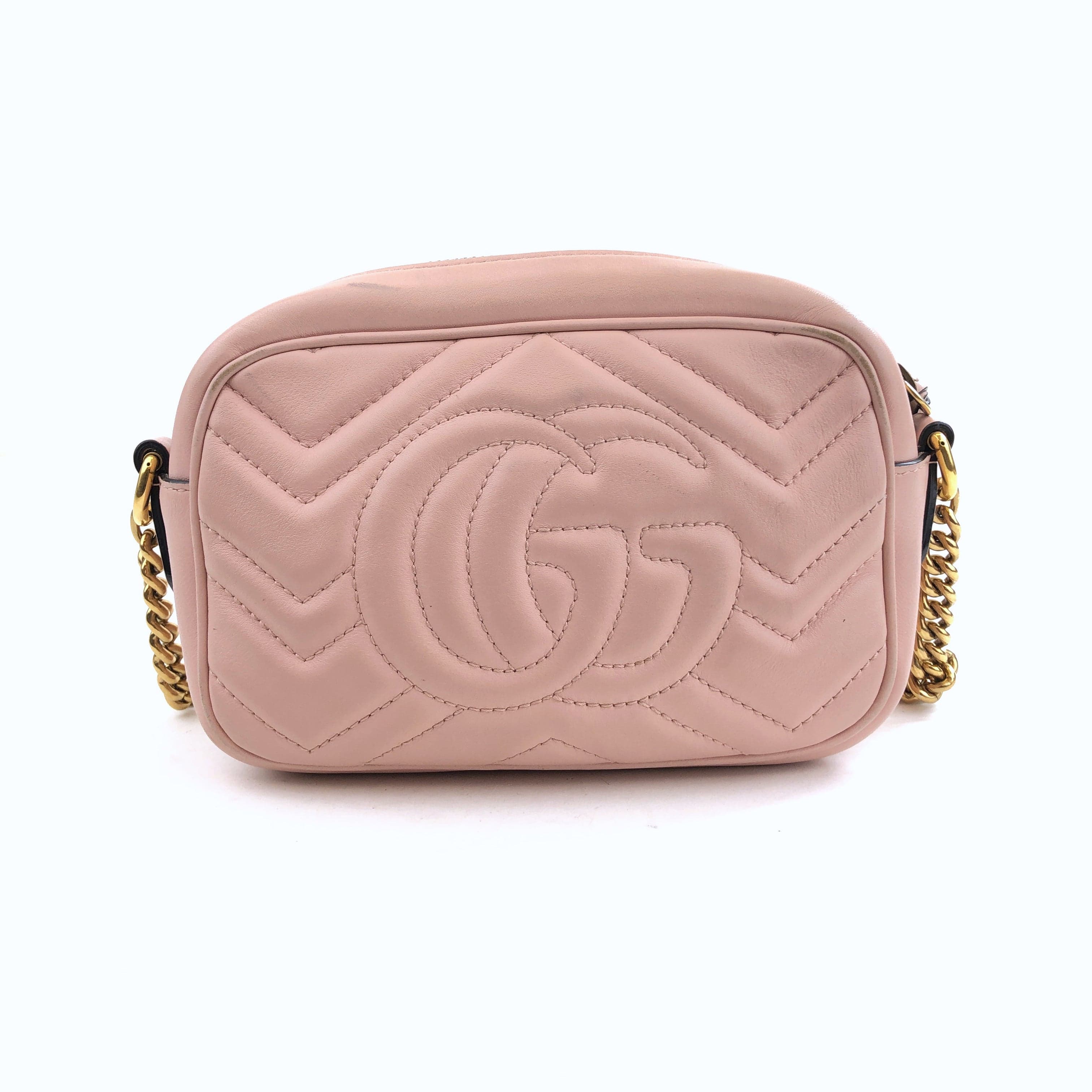 Gucci Pink Mini Gucci Marmont Shoulder Bag PXL2359