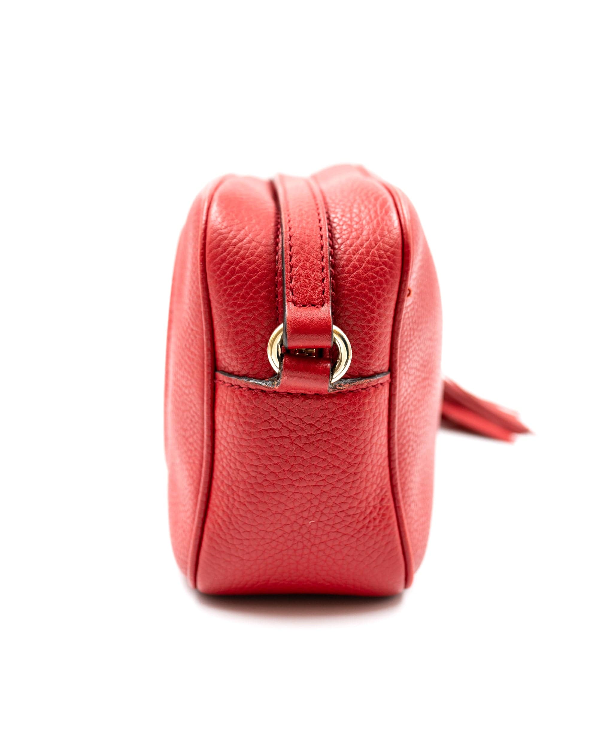 Gucci Red Gucci Soho camera bag with GG logo on the front - AGL2121