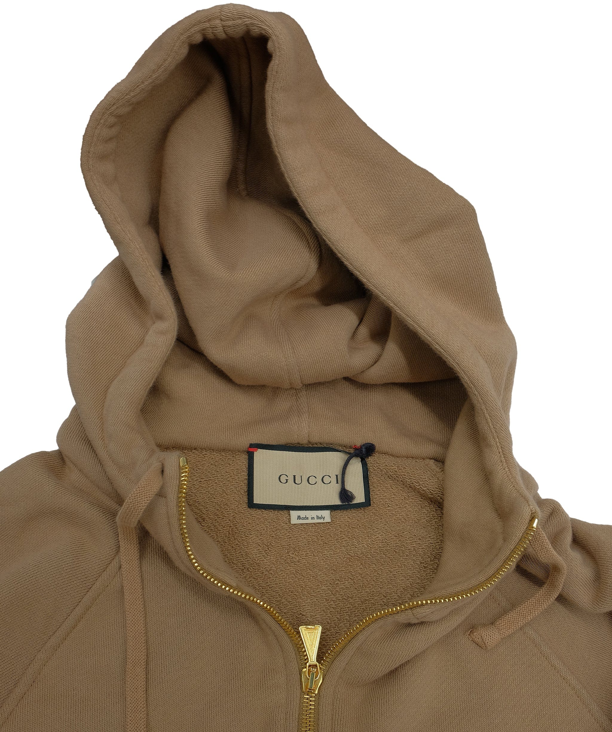 Gucci Gucci Camel Web-detail Hoodie M RJC1927