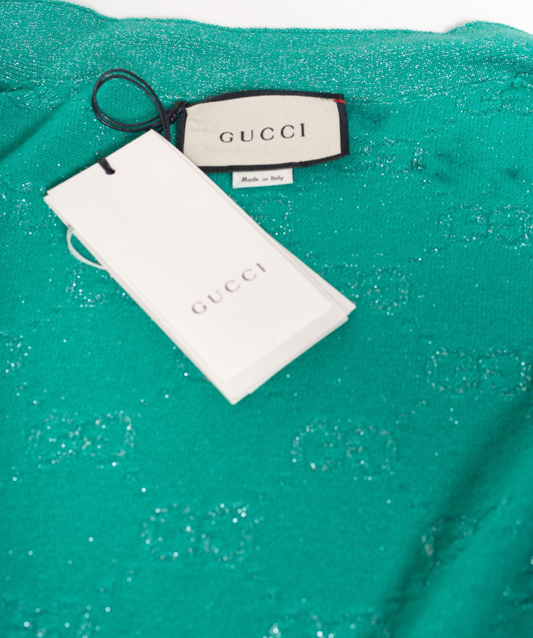 Gucci Gucci green cardigan