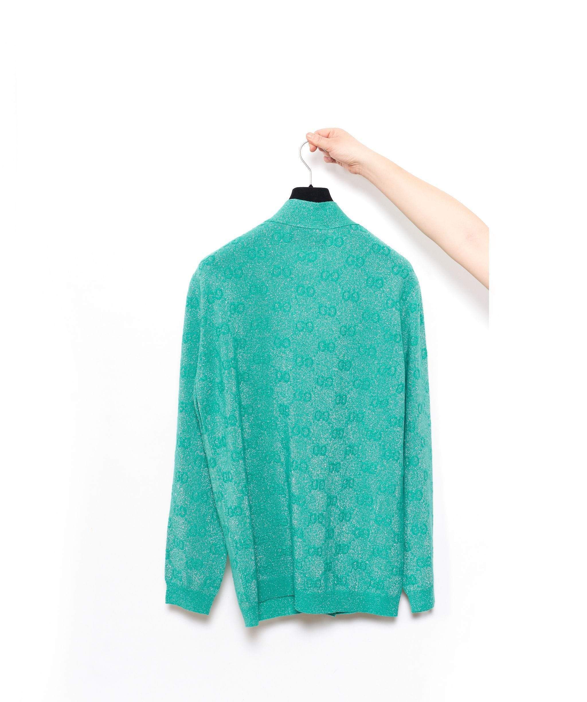 Gucci Gucci green cardigan