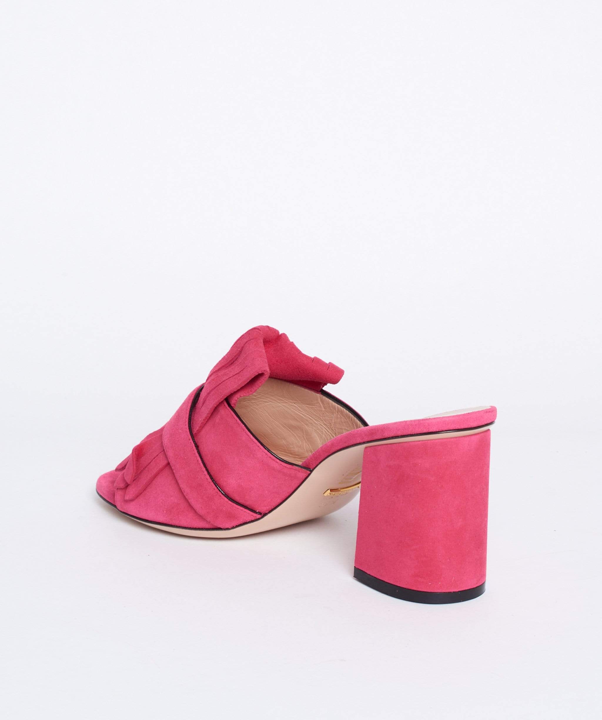 Gucci Gucci Pink Suede Marmont Mules size 39.5