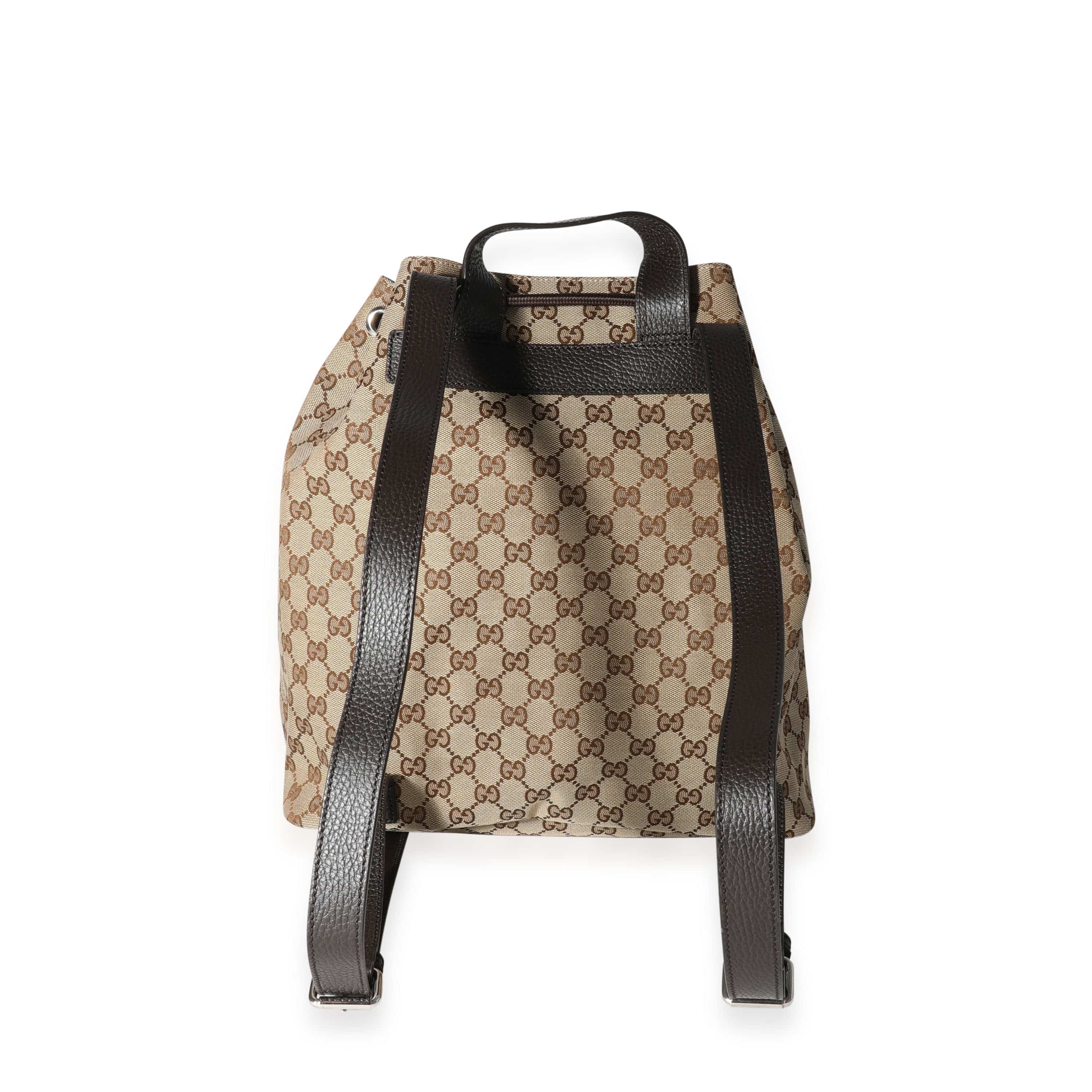 Gucci Gucci GG Canvas Drawstring Backpack