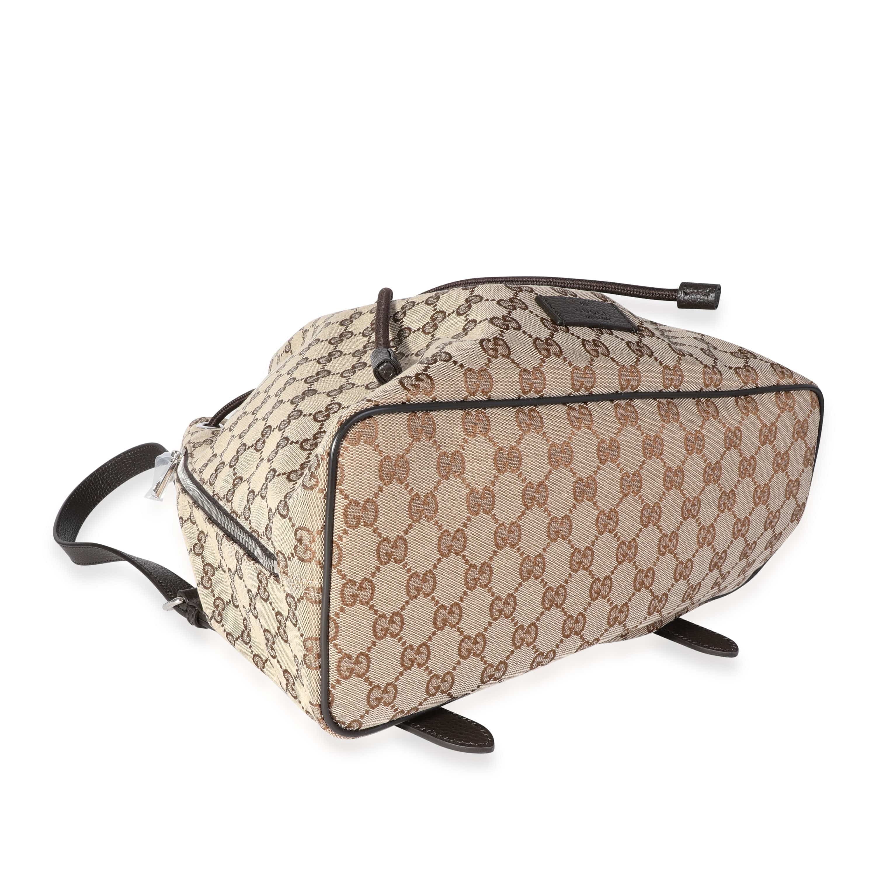 Gucci Gucci GG Canvas Drawstring Backpack