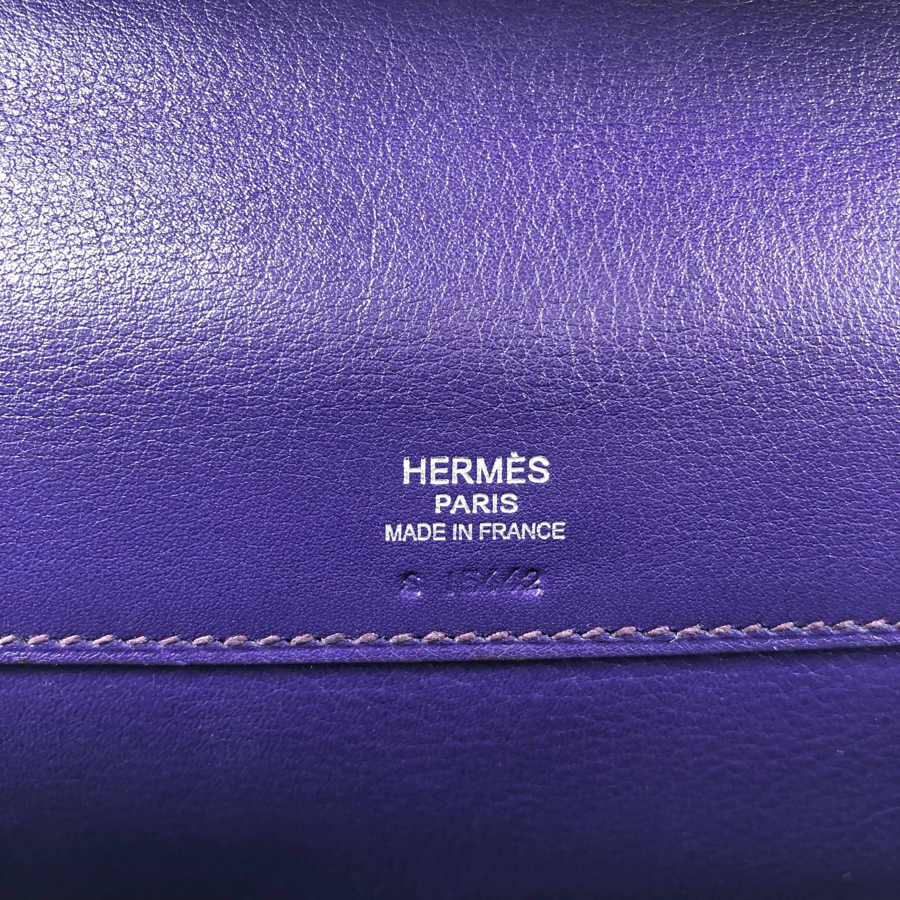 HermÃ¨s Hermes Anemone Kelly Cut Clutch PXL2323