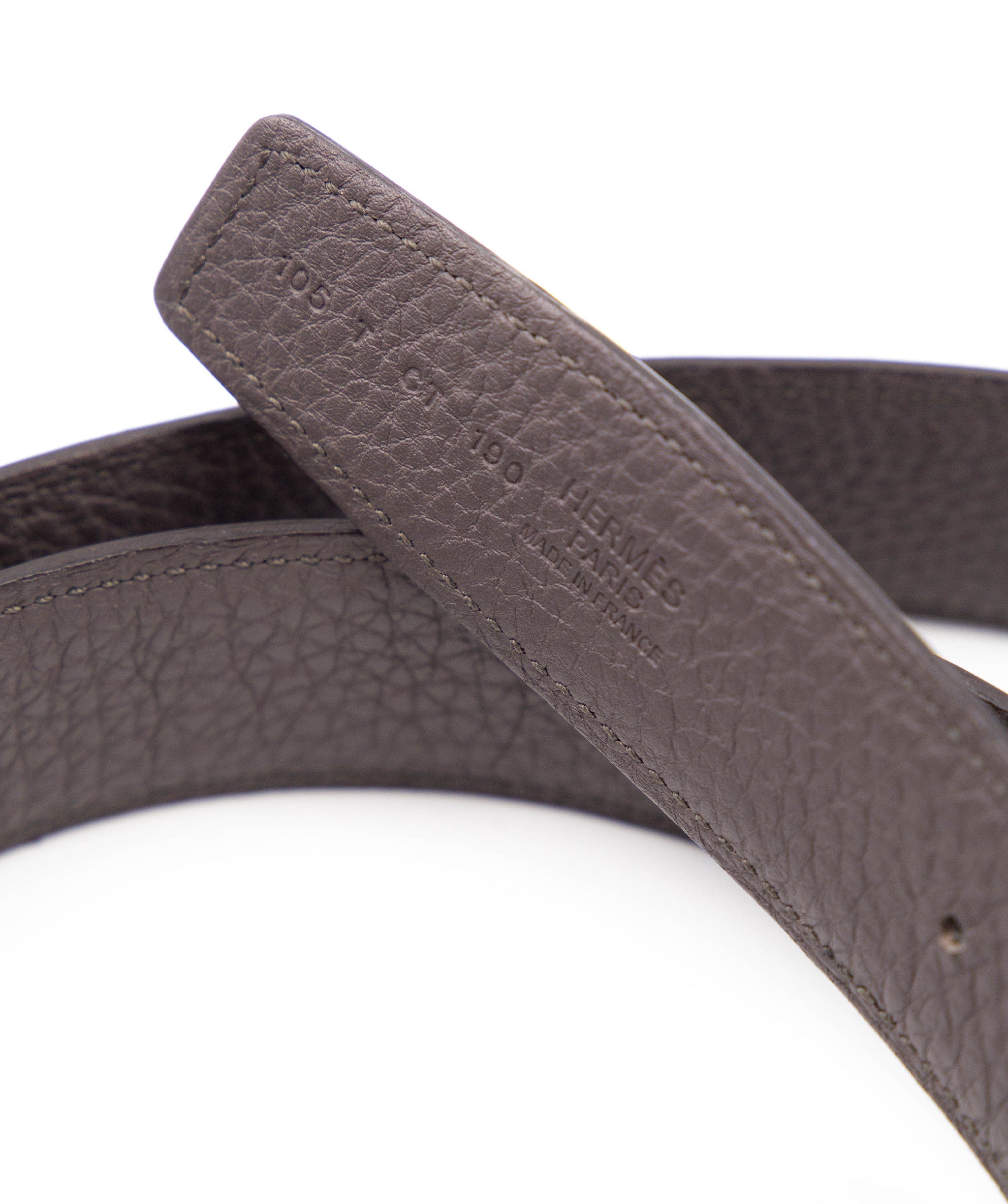 Hermès Black and brown reversable Hermes H belt with SHW (some scratching on the H buckle) AGC1153