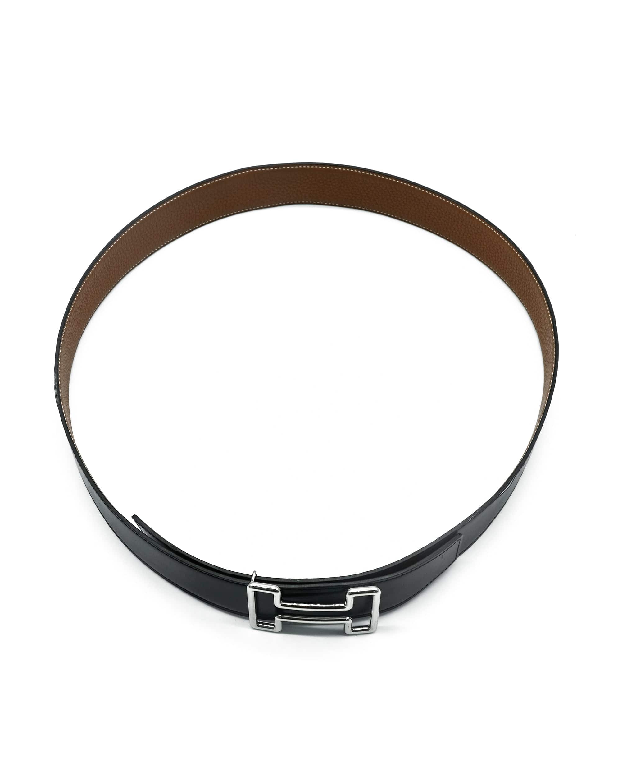 Hermès Hermes Belt Black/Gold with SHW RJC2167