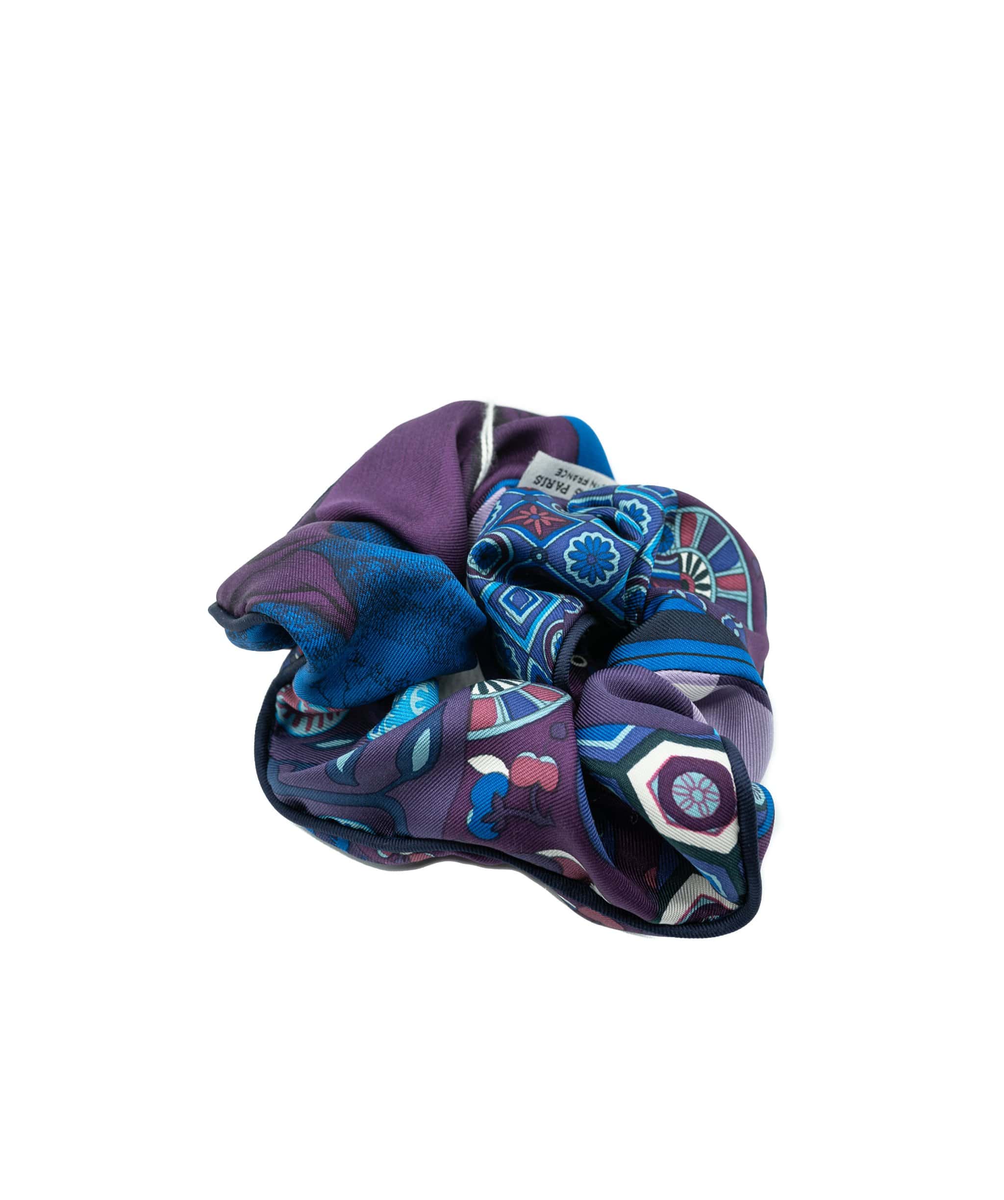 Hermès Hermes Blue/Purple Hair Scrunchie