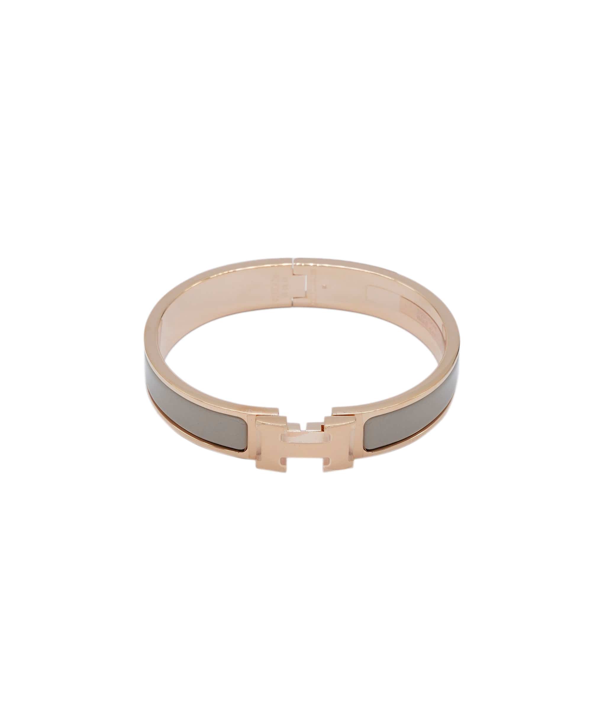 Hermès Hermès Clic Clac Gold GM Marron Glace Rose ASL7116