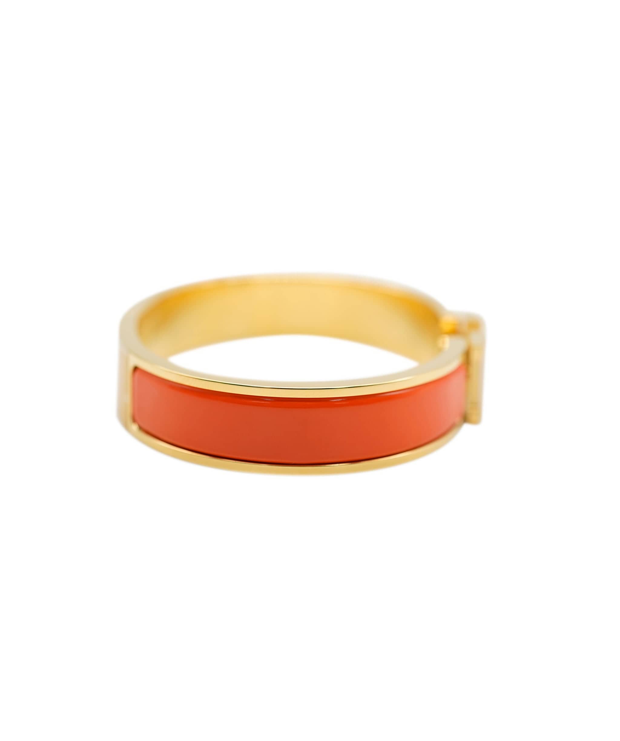 Hermès Hermès Clic Clac Gold PM Orange ASL7100