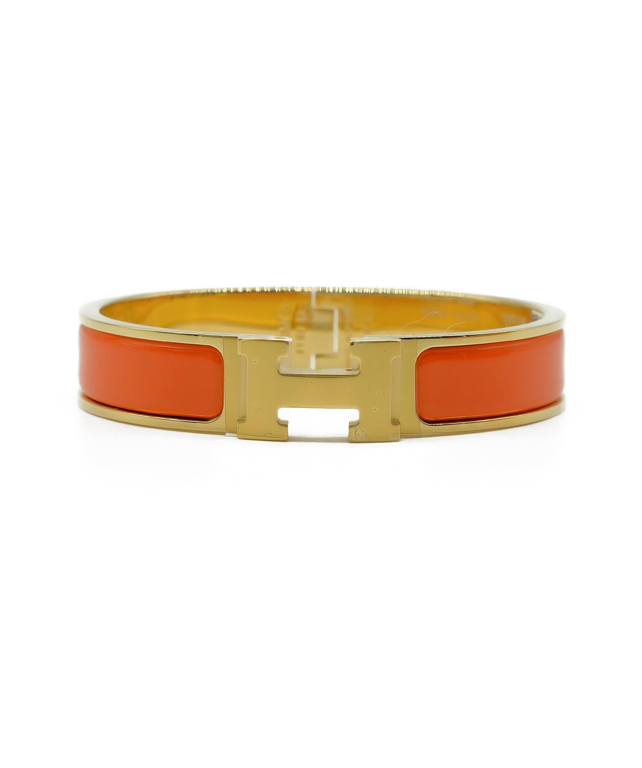 Hermès Hermès Clic Clac Gold PM Orange ASL7101