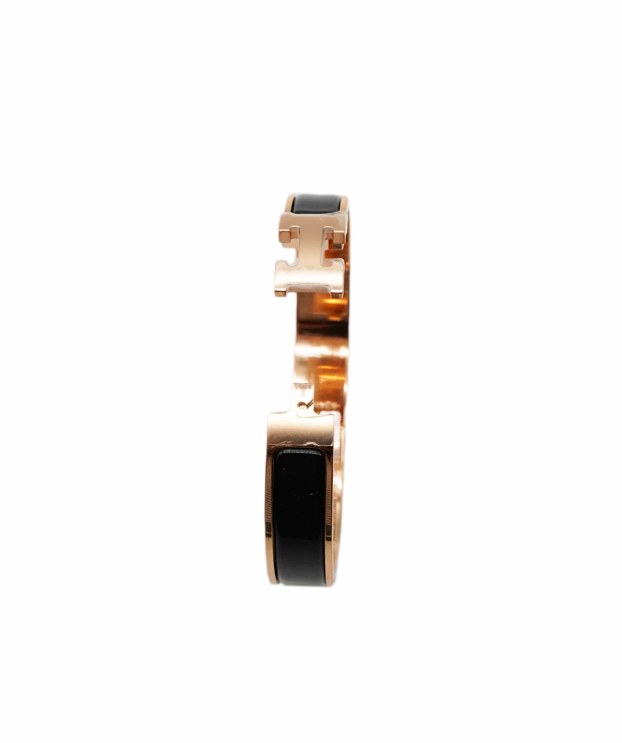 Hermès Hermès Clic Clac Rose Gold PM Black ASL7091