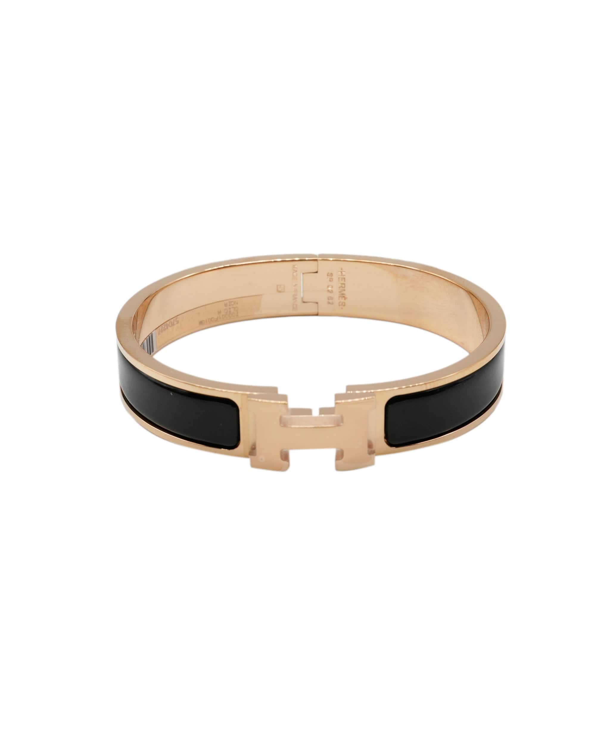 Hermès Hermès Clic Clac Rose Gold PM Black ASL7091