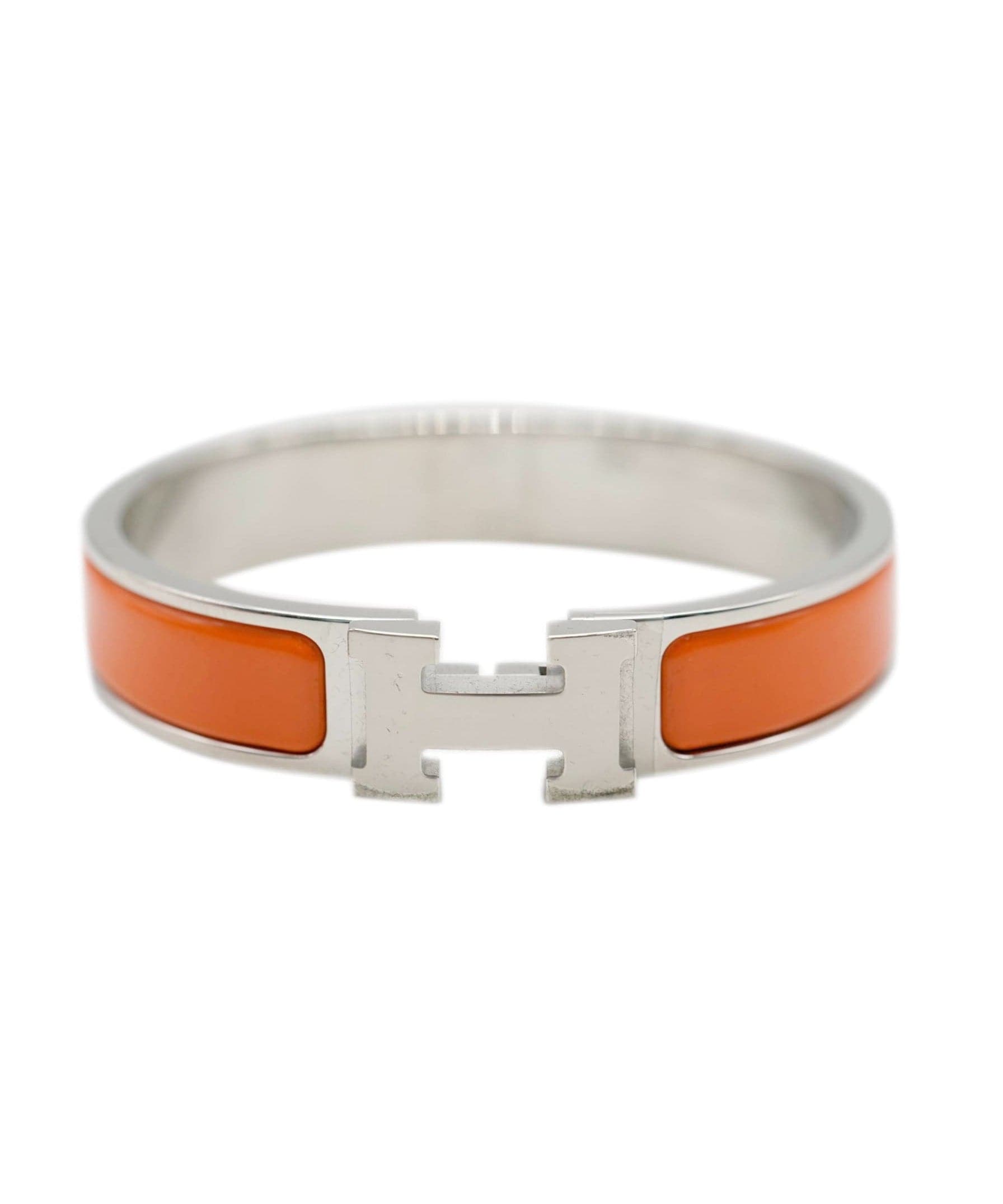 Hermès Hermès Clic Clac Silver  Glace Orange ASL7104