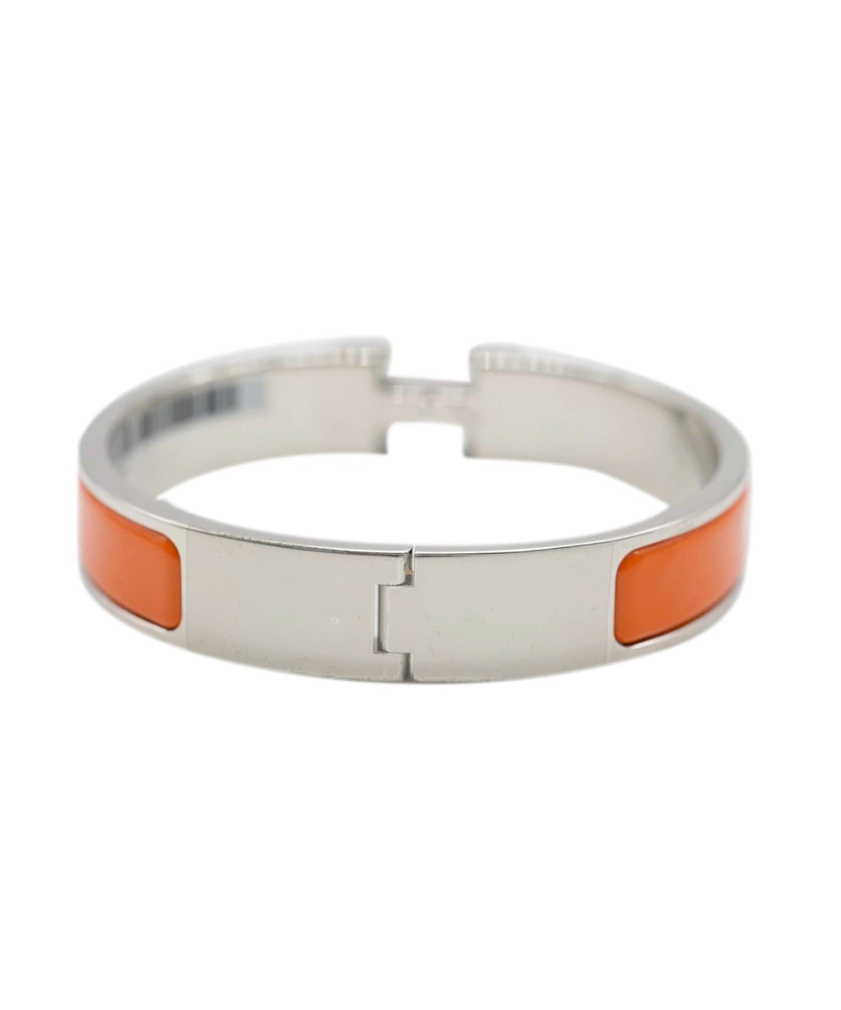 Hermès Hermès Clic Clac Silver  Glace Orange ASL7104