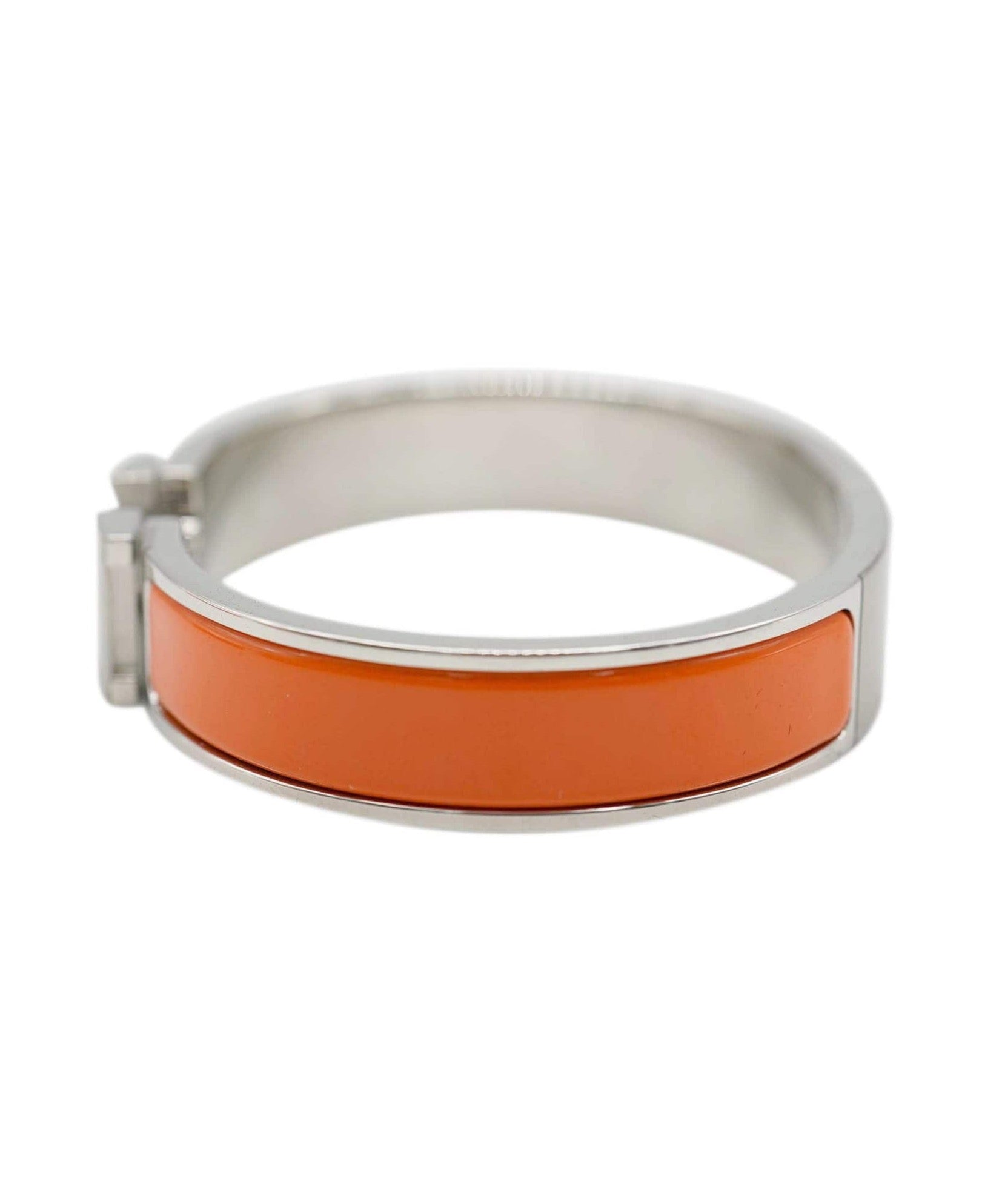 Hermès Hermès Clic Clac Silver  Glace Orange ASL7104