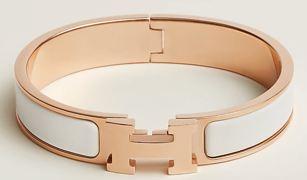 Hermès Hermes Clic H - Blanc Rosegold PM SKL1115