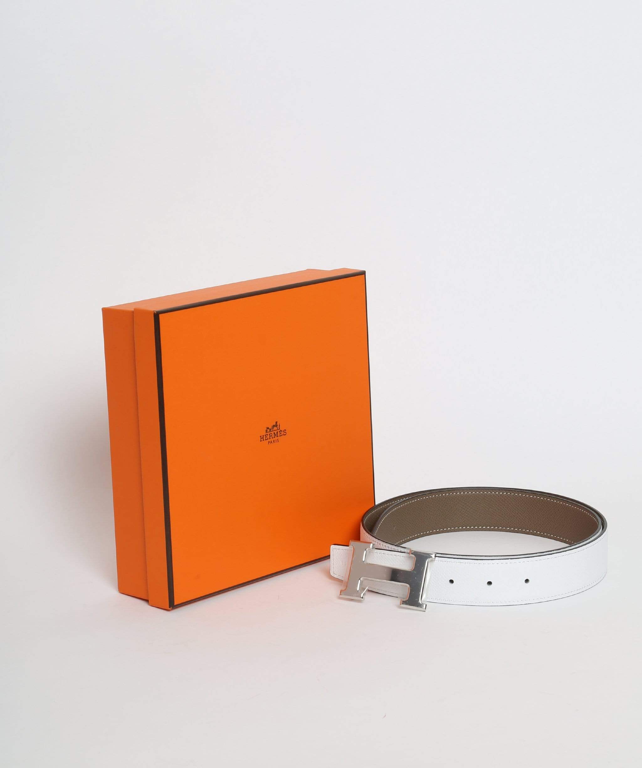 Hermès Hermes constance belt etoupe