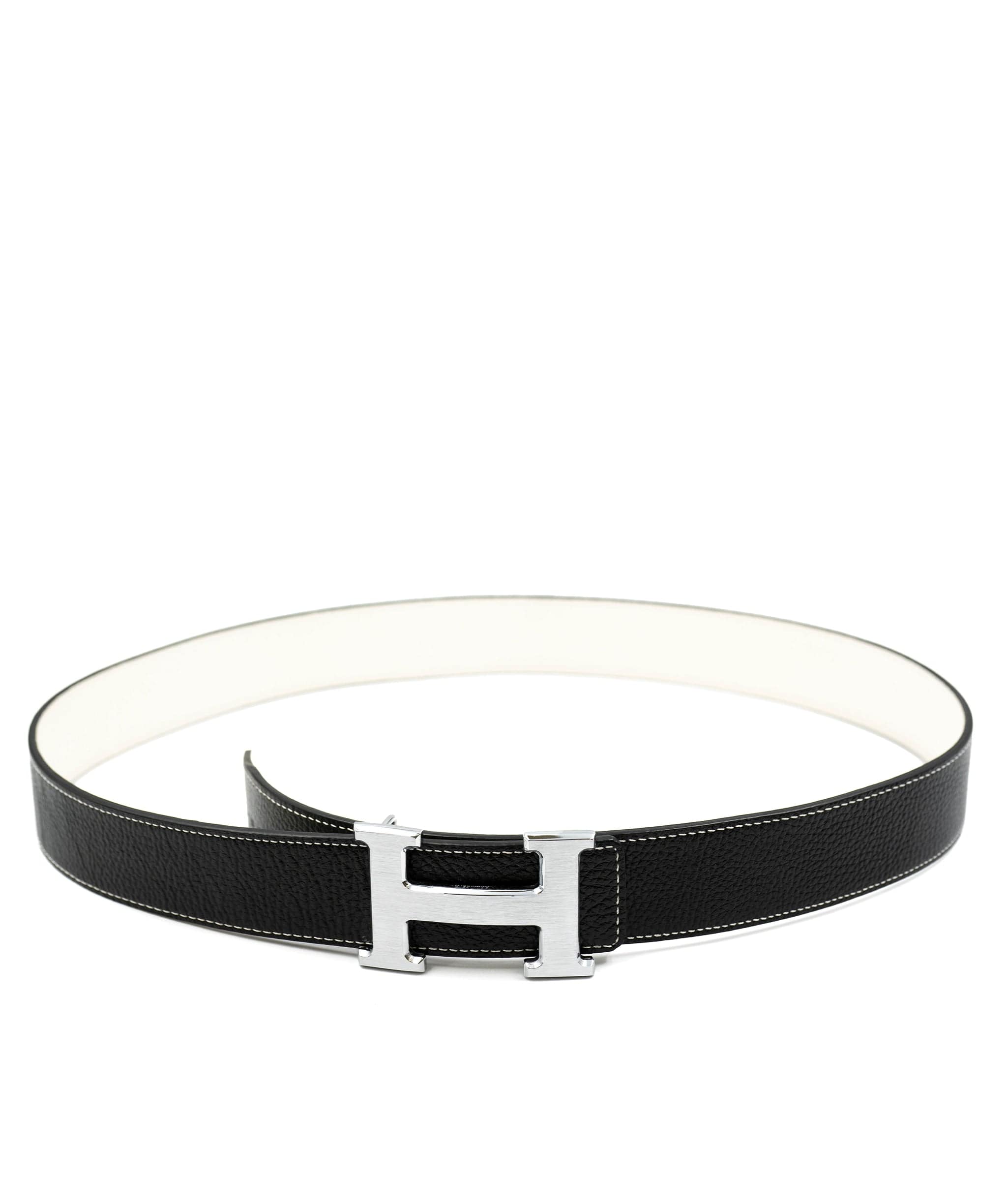 Hermès Hermes H belt buckle & Reversible leather strap with PHW AGC1309