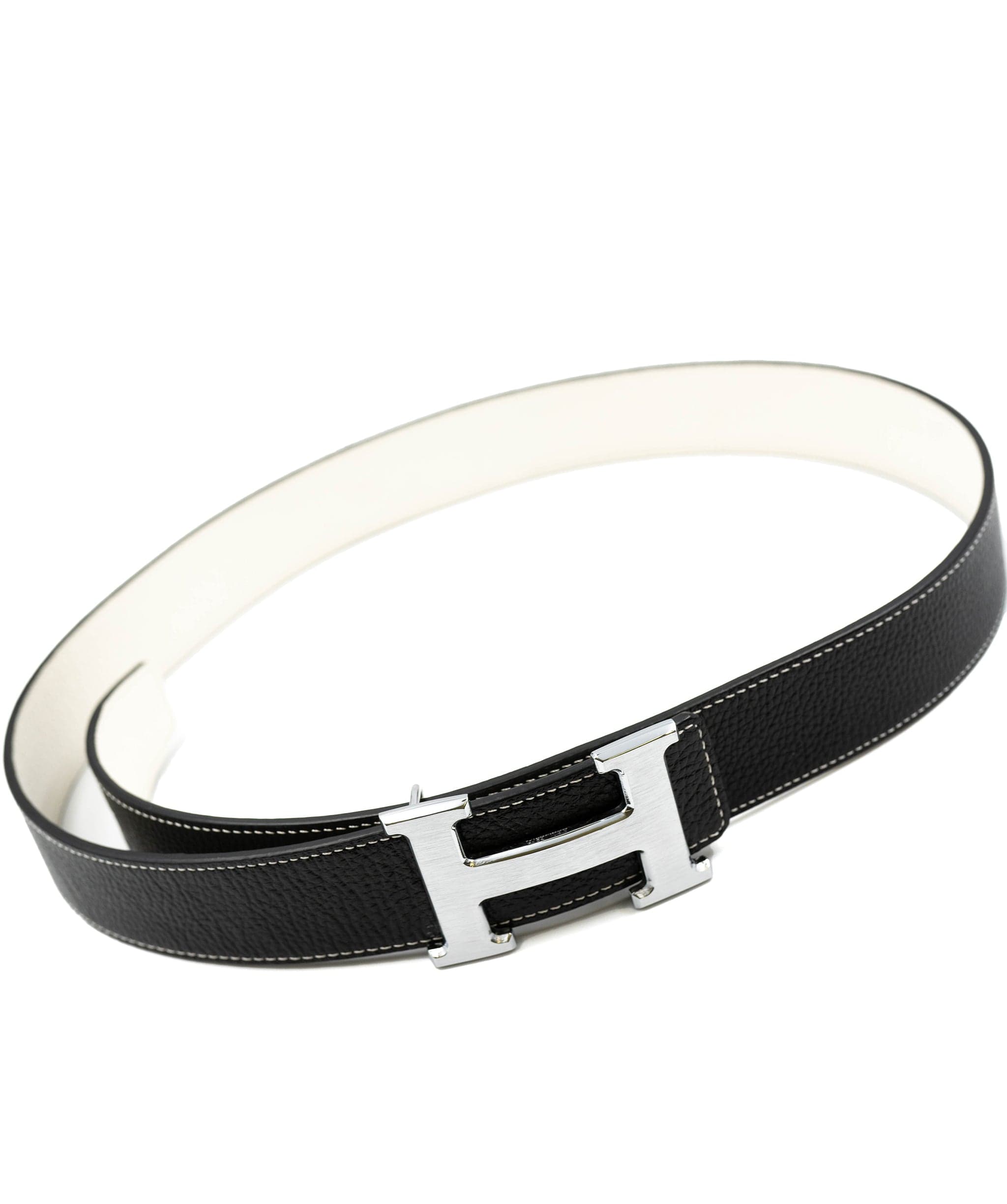 Hermès Hermes H belt buckle & Reversible leather strap with PHW AGC1309